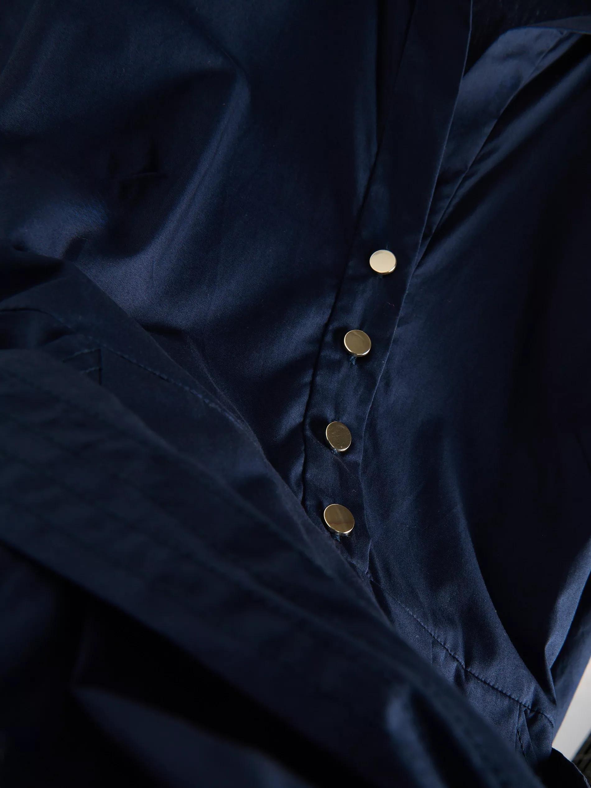 Navy Midi Dress, , large image number 6