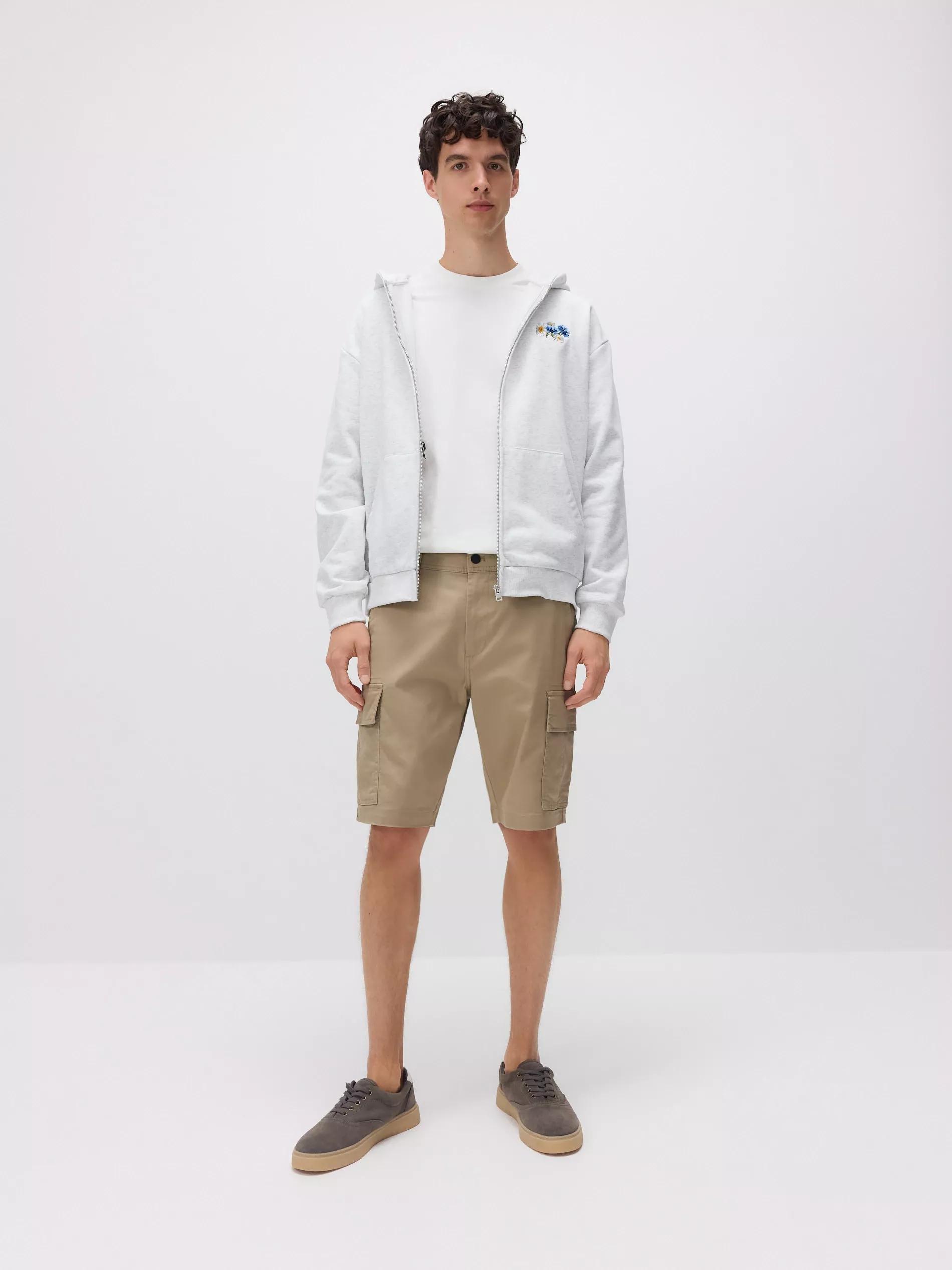 BEIGE Regular shorts, , large image number 0