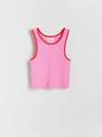 Reserved - Pastel Pink Ribbed Knit Top, Women