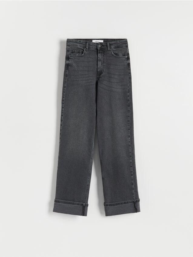 Grey Straight Jeans, , large image number 0