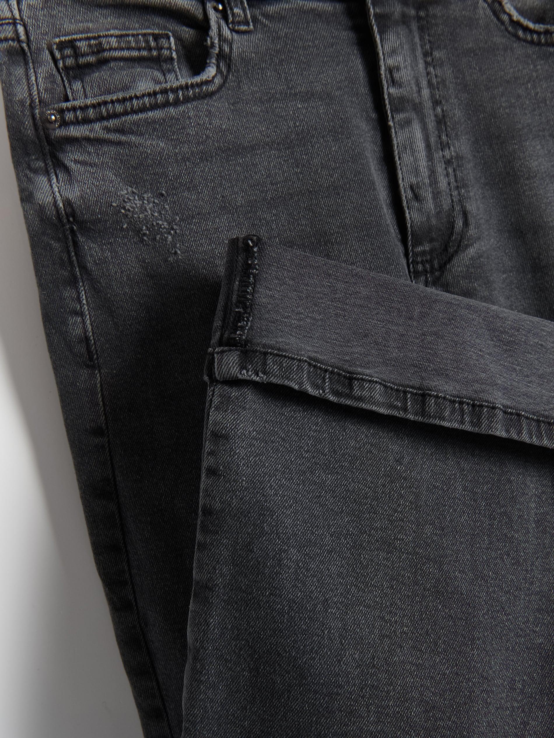 Grey Straight Jeans, , large image number 2