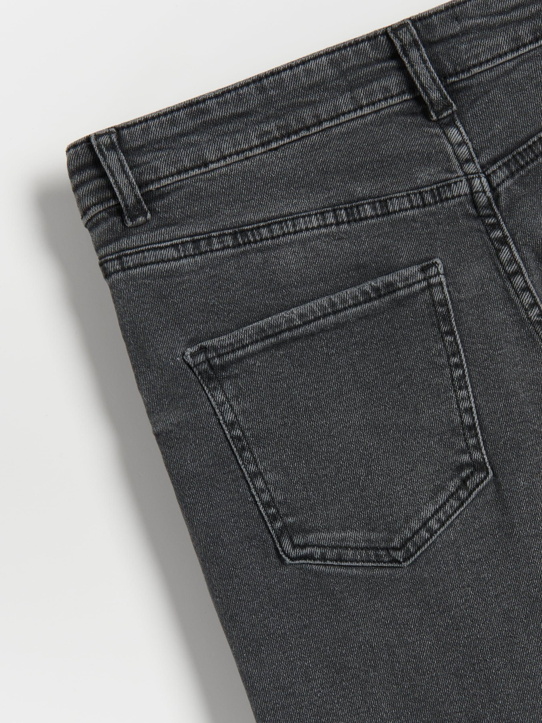 Grey Straight Jeans, , large image number 3