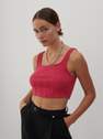 Reserved - Hot Pink Knitted Top, Women