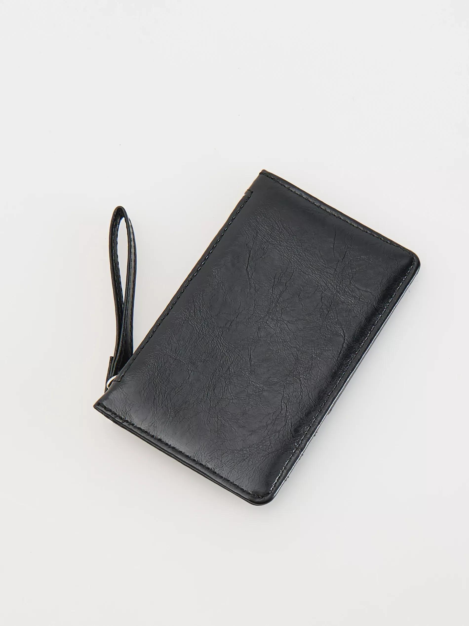 Black Card Holder, Black, large image number 3