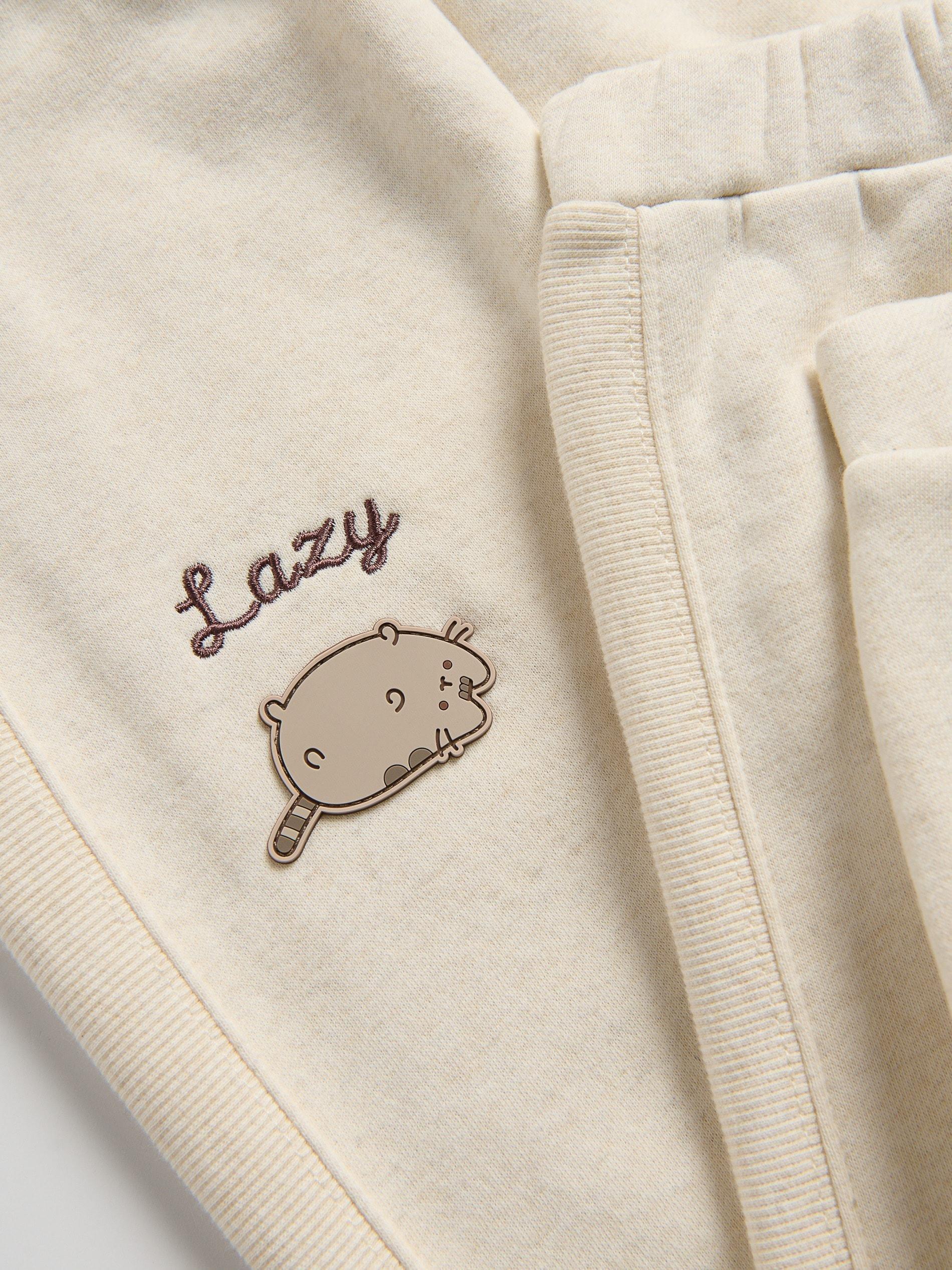 BEIGE Pusheen sweatpants, , large image number 3