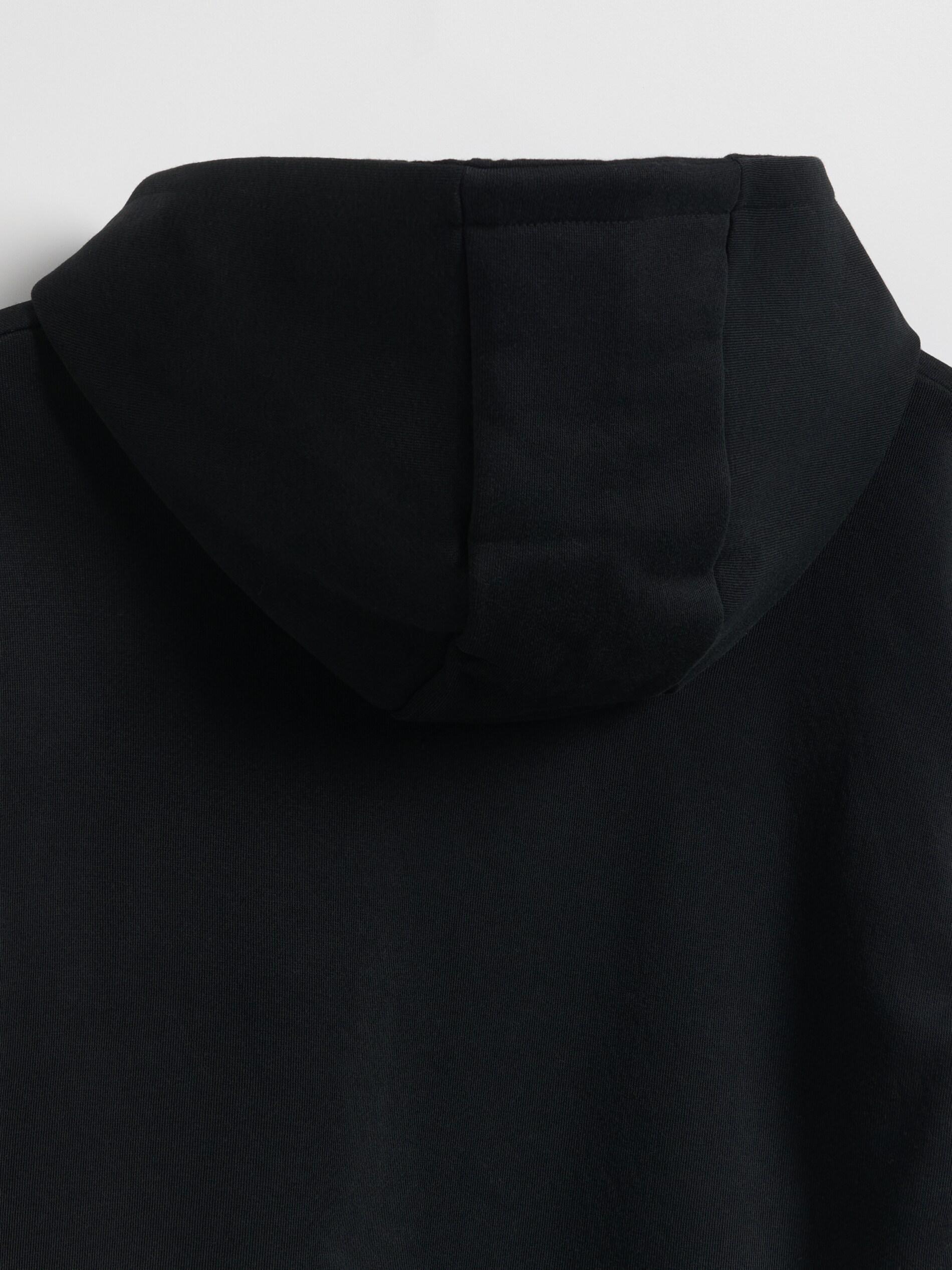 Black Metallica Motif Sweatshirt, Black, large image number 2