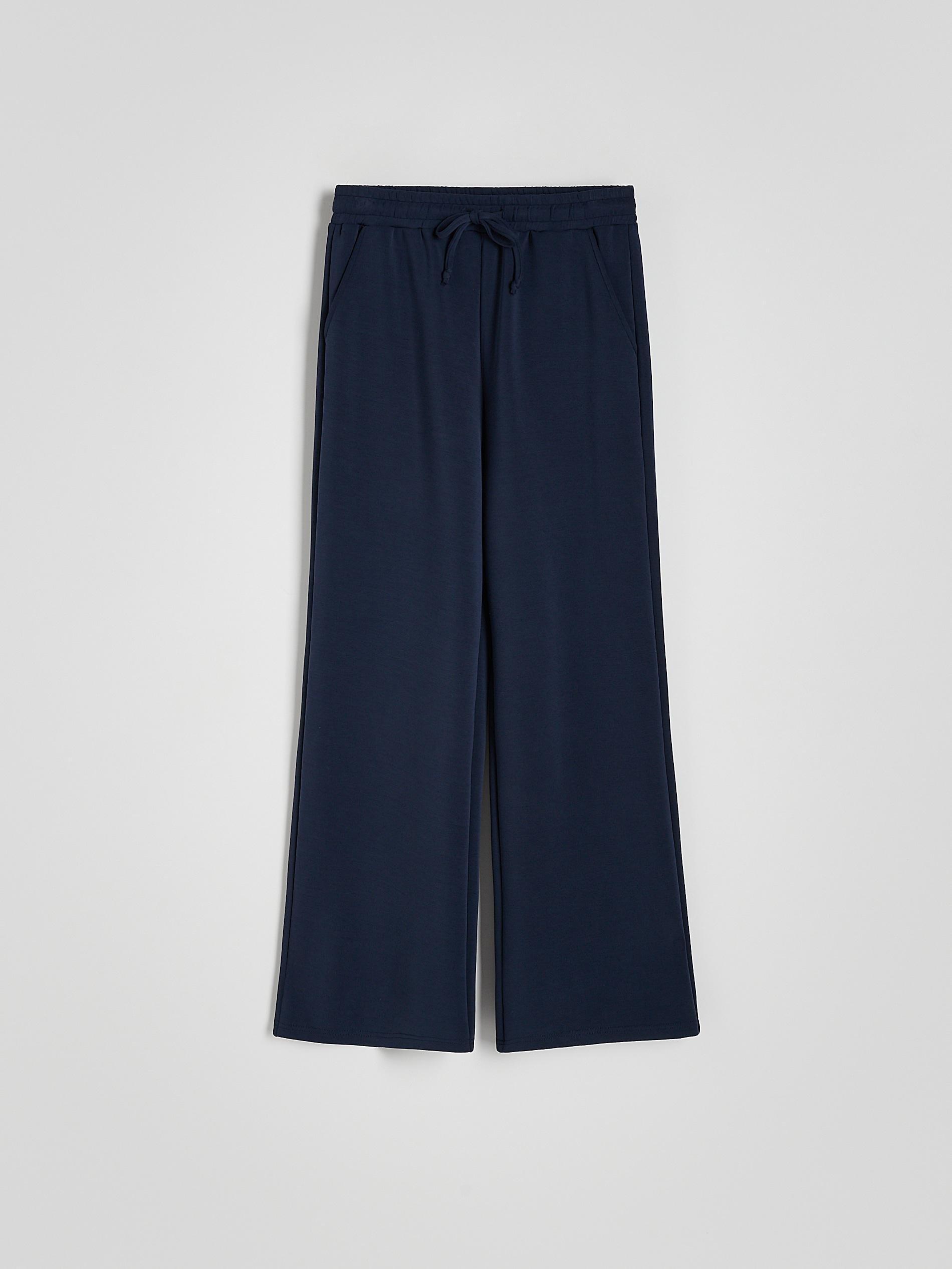 Navy Sweatpants With Added Modal, , large image number 4