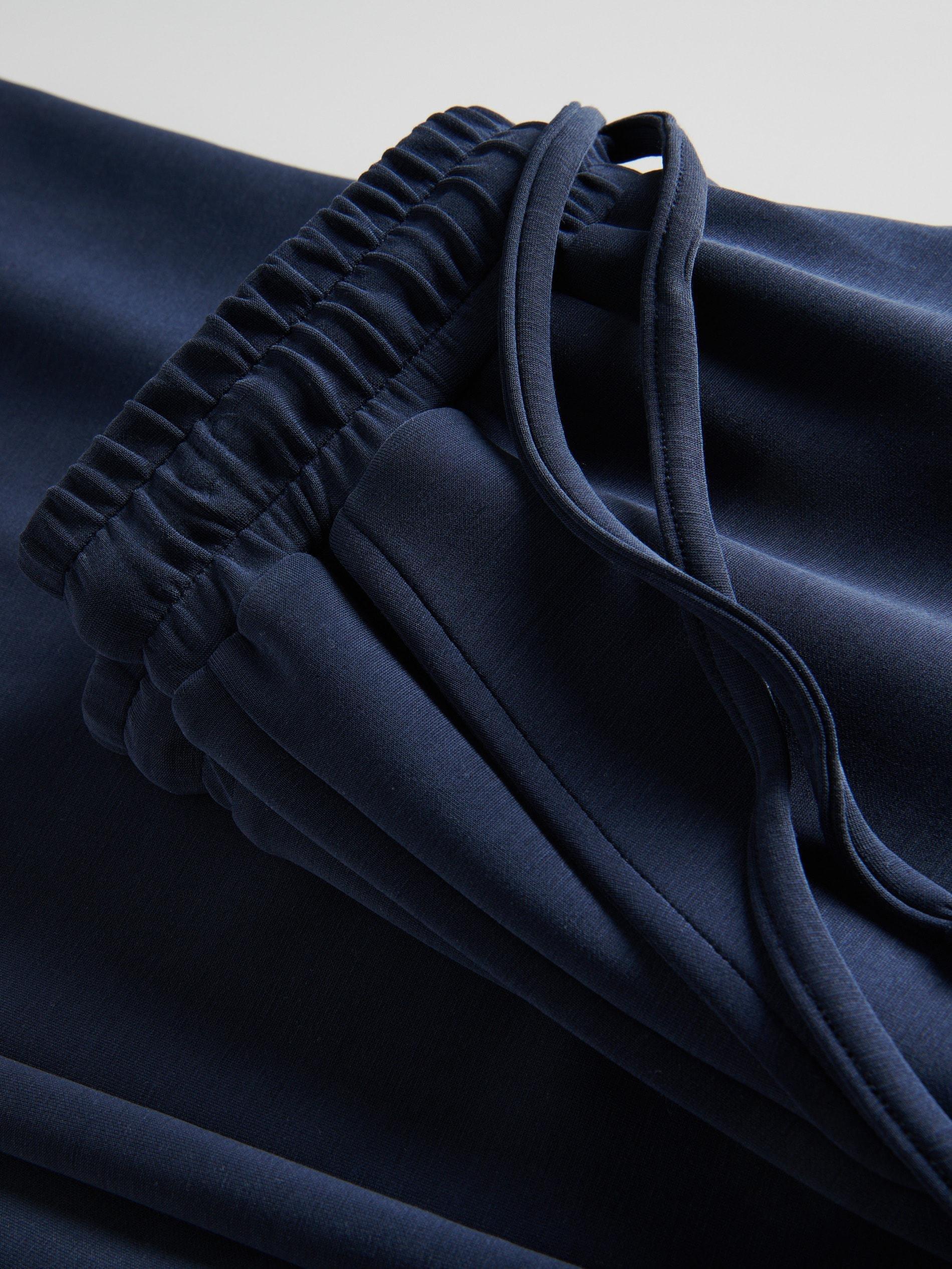 Navy Sweatpants With Added Modal, , large image number 5
