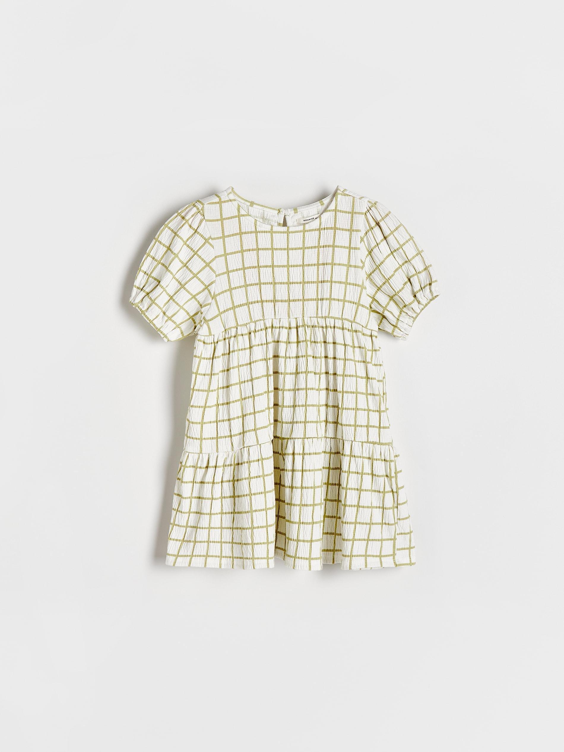 Multicolour Check Dress, Kids Girls, , large image number 3