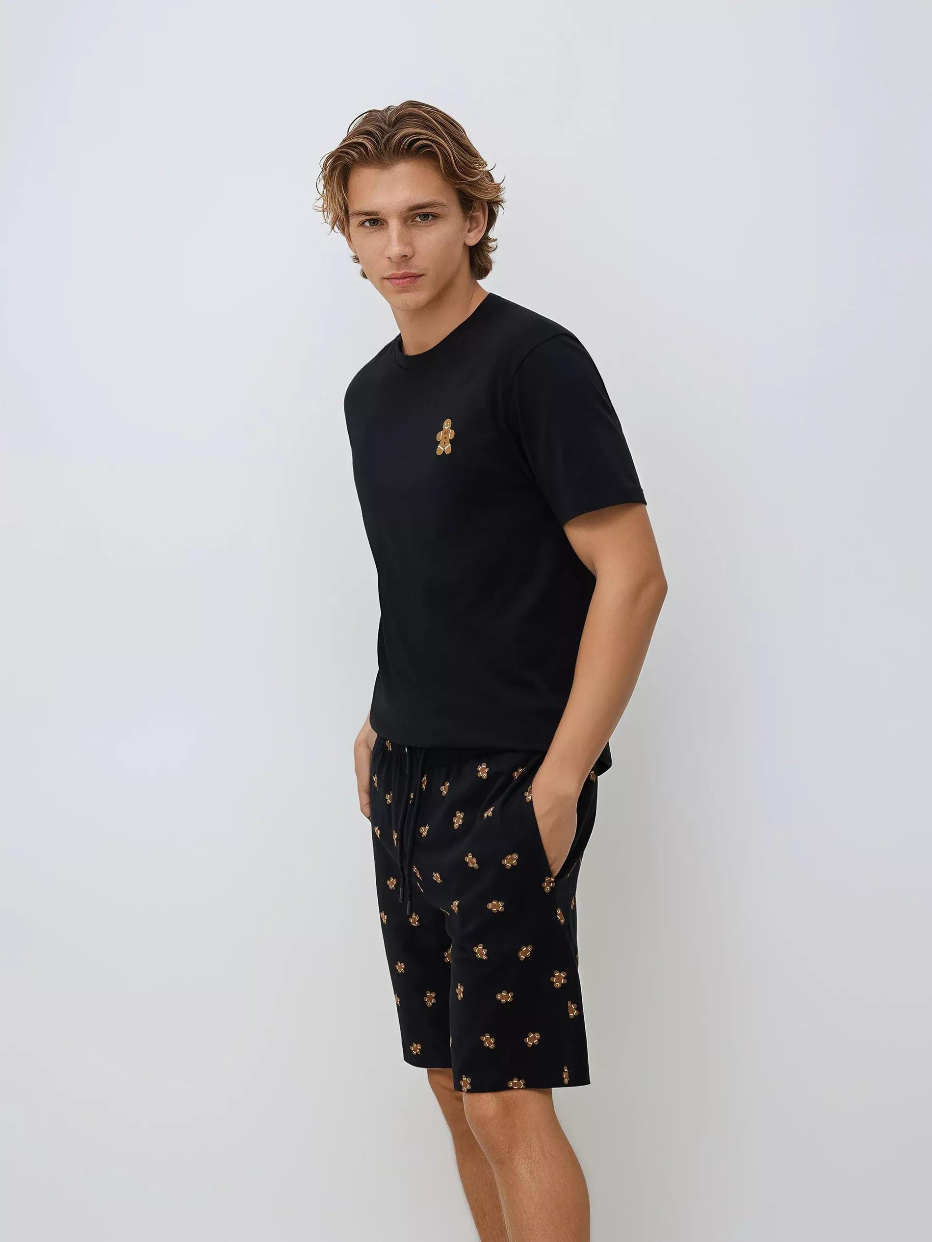 Black Pyjama, Black, medium