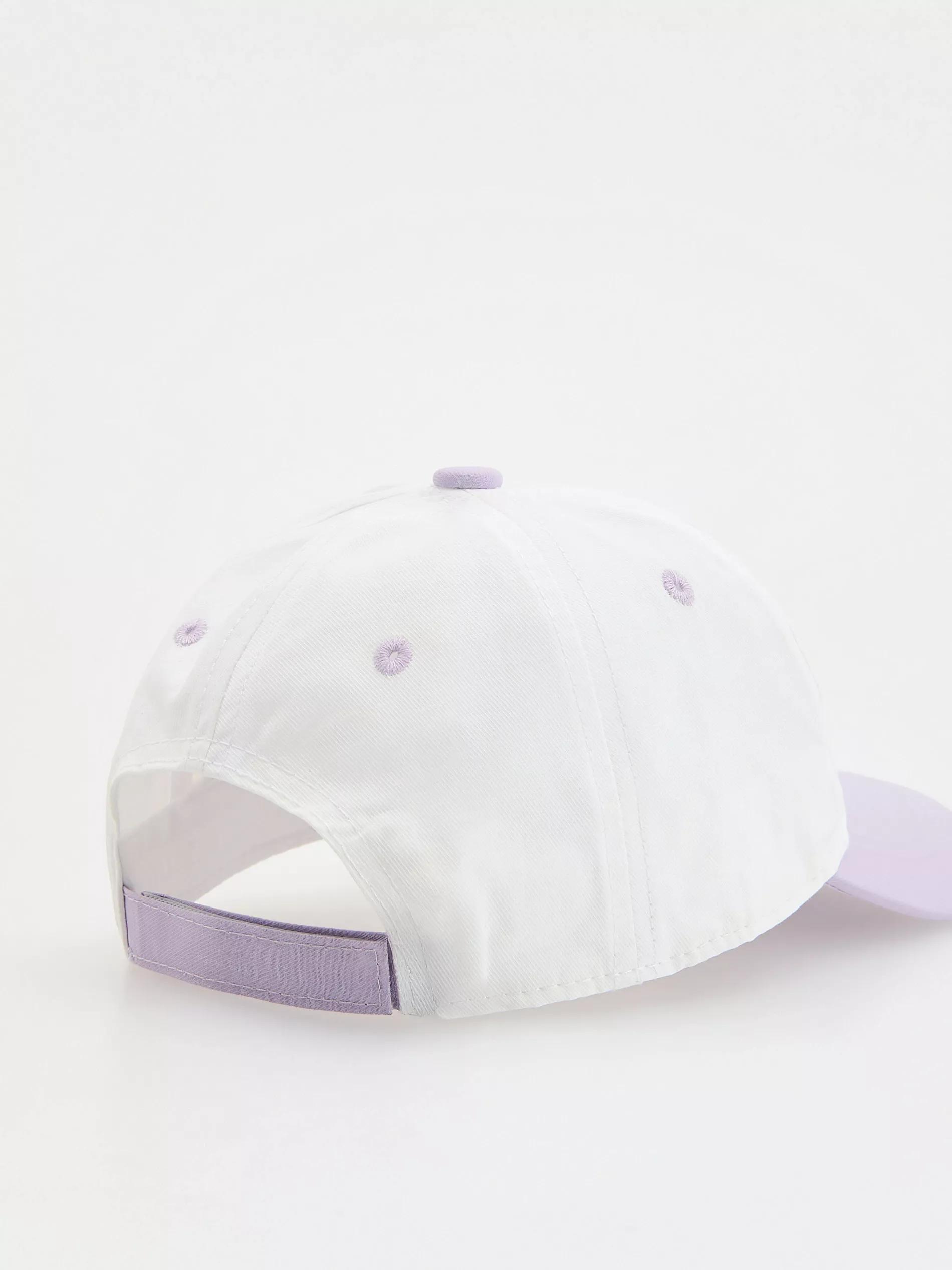 Cream Cap With Embroidered Pattern, , large image number 2