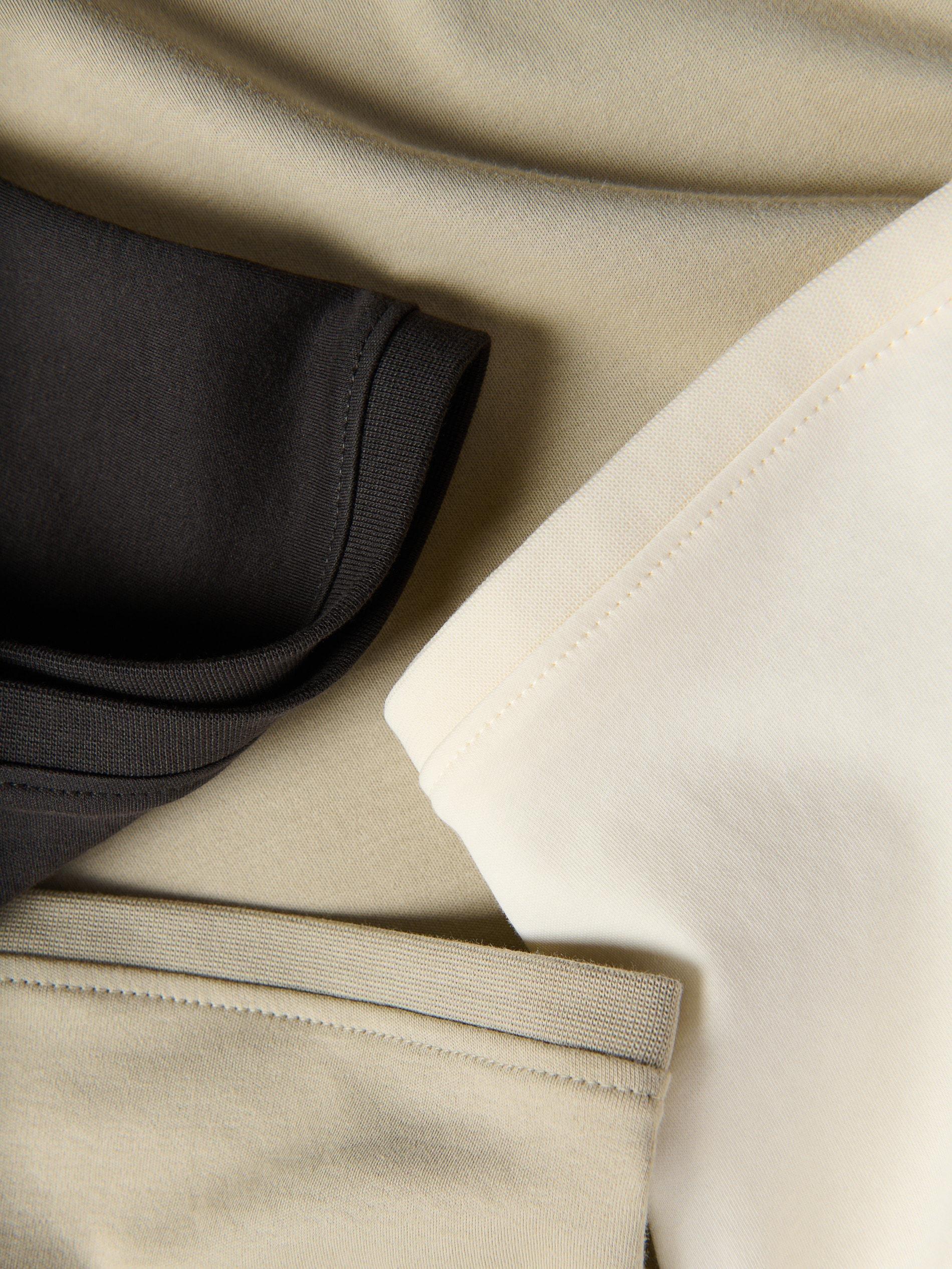 Cream Slim Fit T-Shirt, Ivory, large image number 5