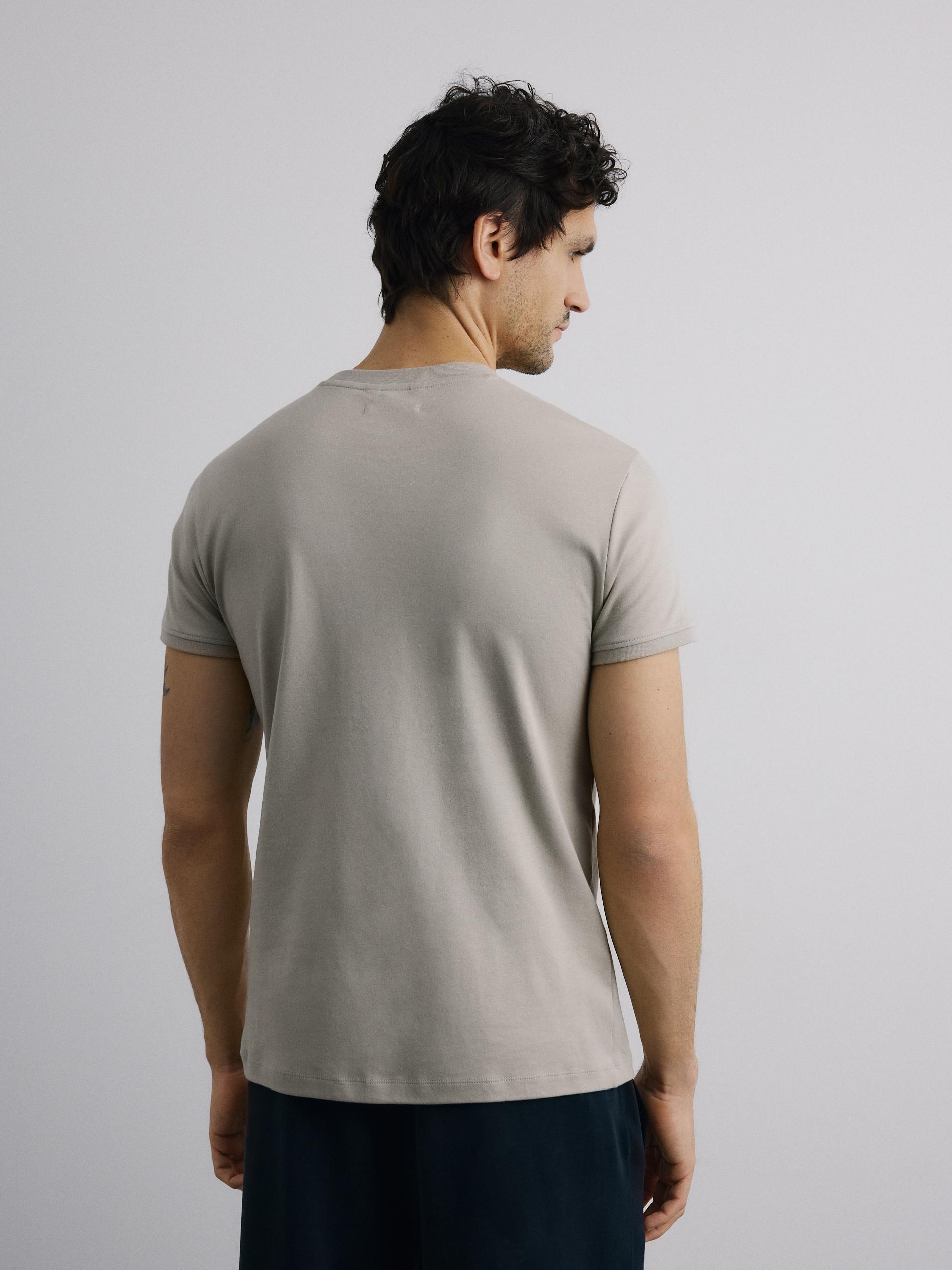 Beige Slim Fit T-Shirt, Beige, large image number 2