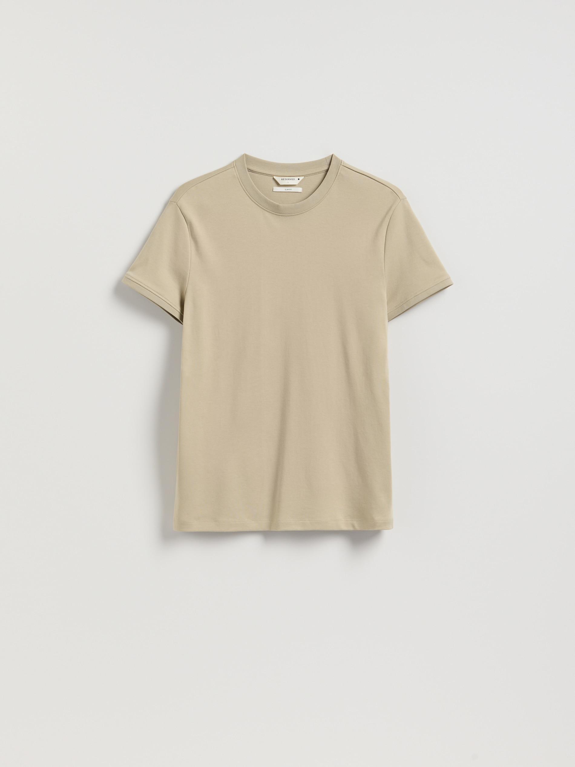 Beige Slim Fit T-Shirt, Beige, large image number 4