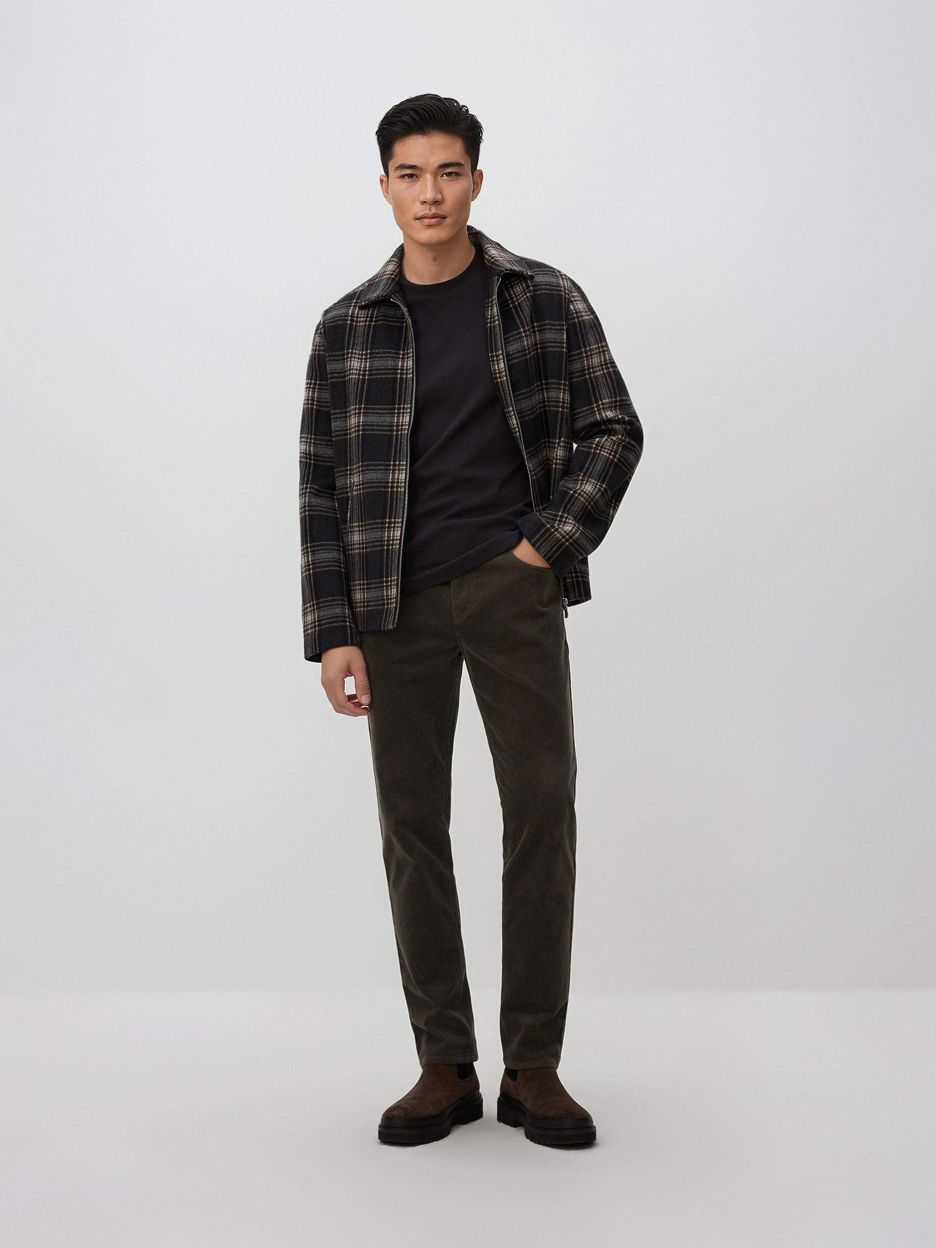 تيشيرت رجالي رمادي غامق, Grey, large image number 0