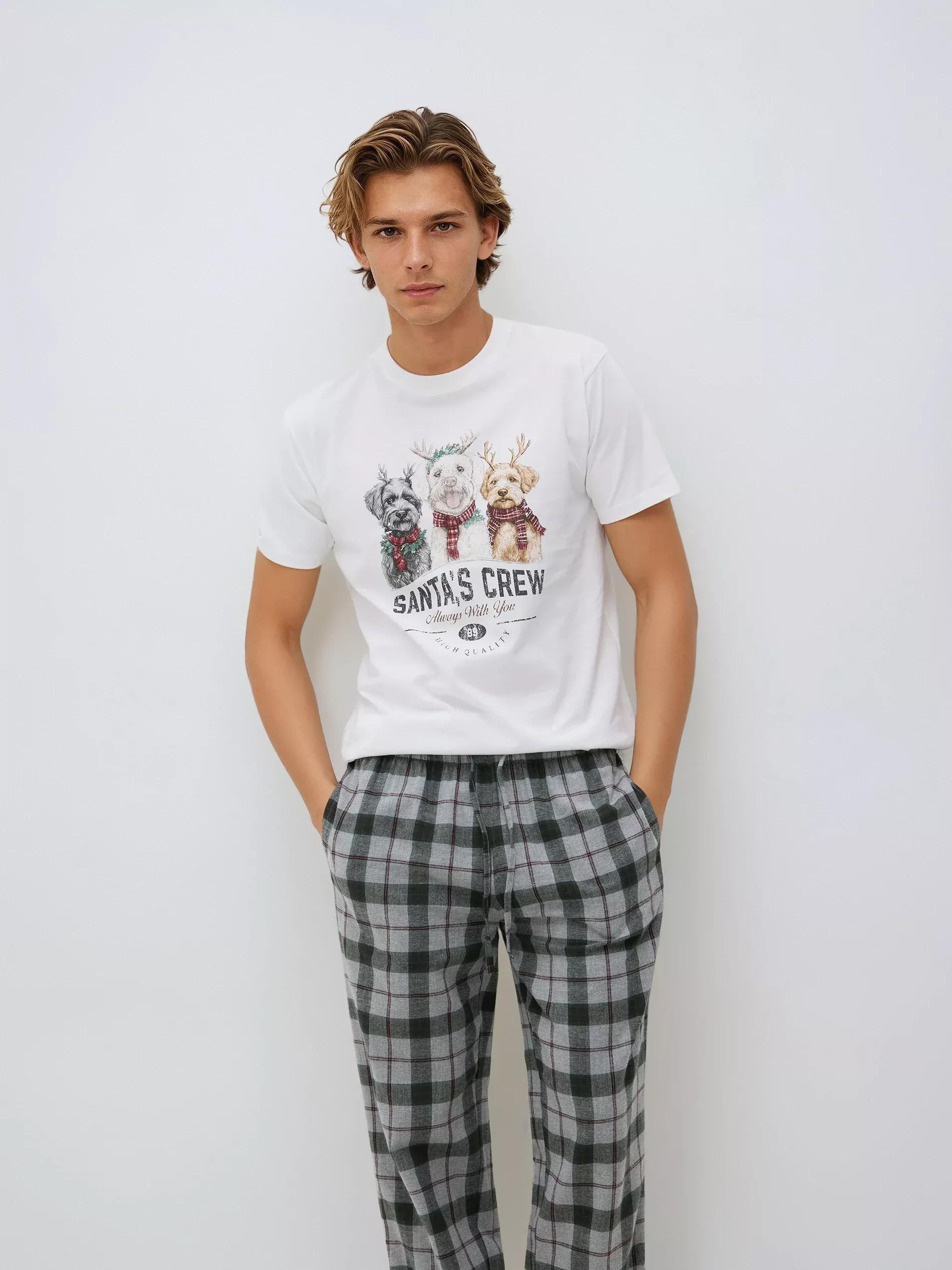 Cream Pyjama, Ivory, large image number 2