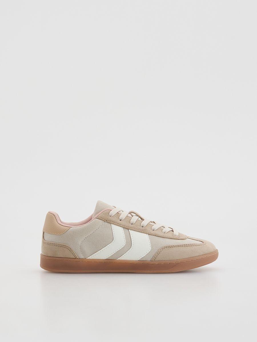 Multicolour Faux Suede Sneakers, Multicolor, medium