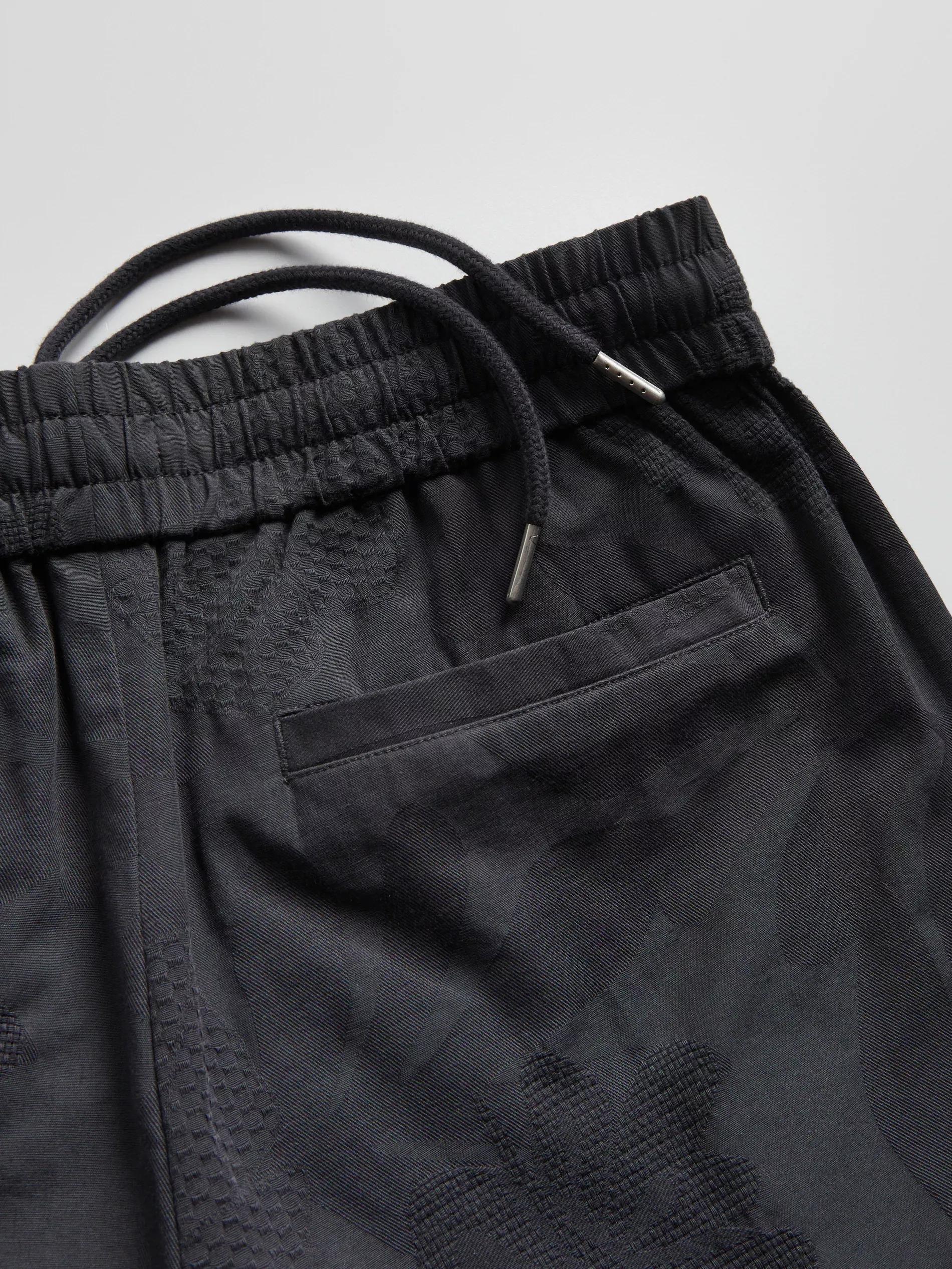 Grey Patterned Shorts, , large image number 5