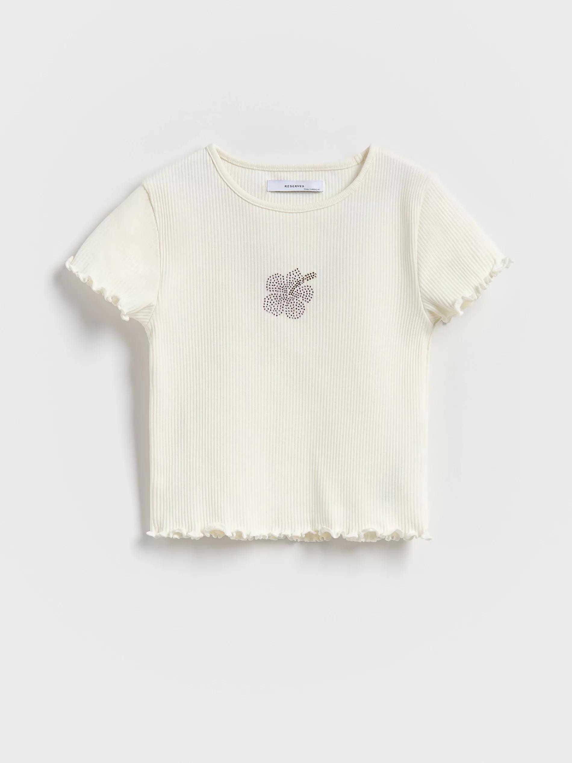 Cream Girls' T-Shirt, , large image number 2
