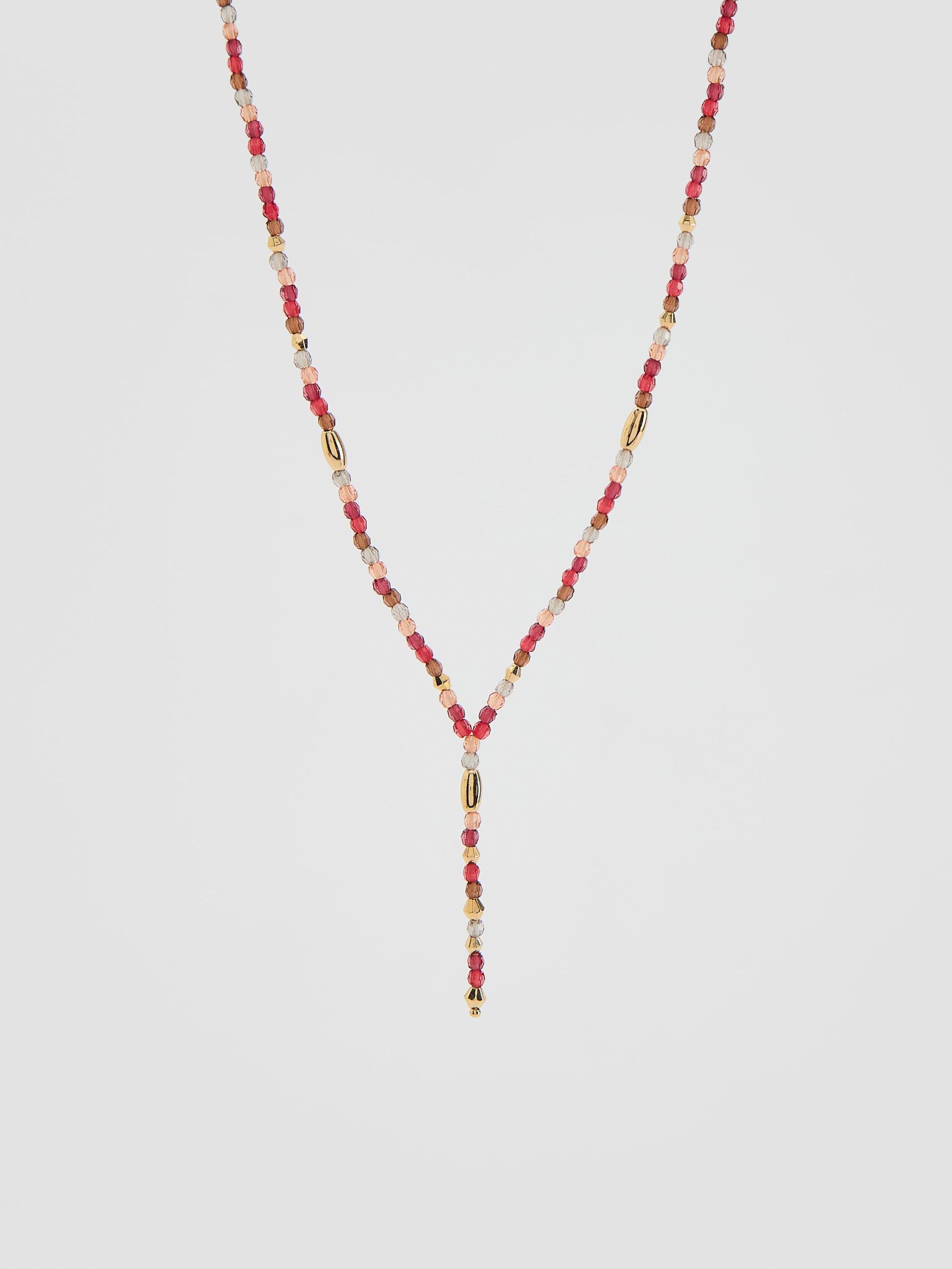 Multicolour Beaded Necklace, Multicolor, large image number 0