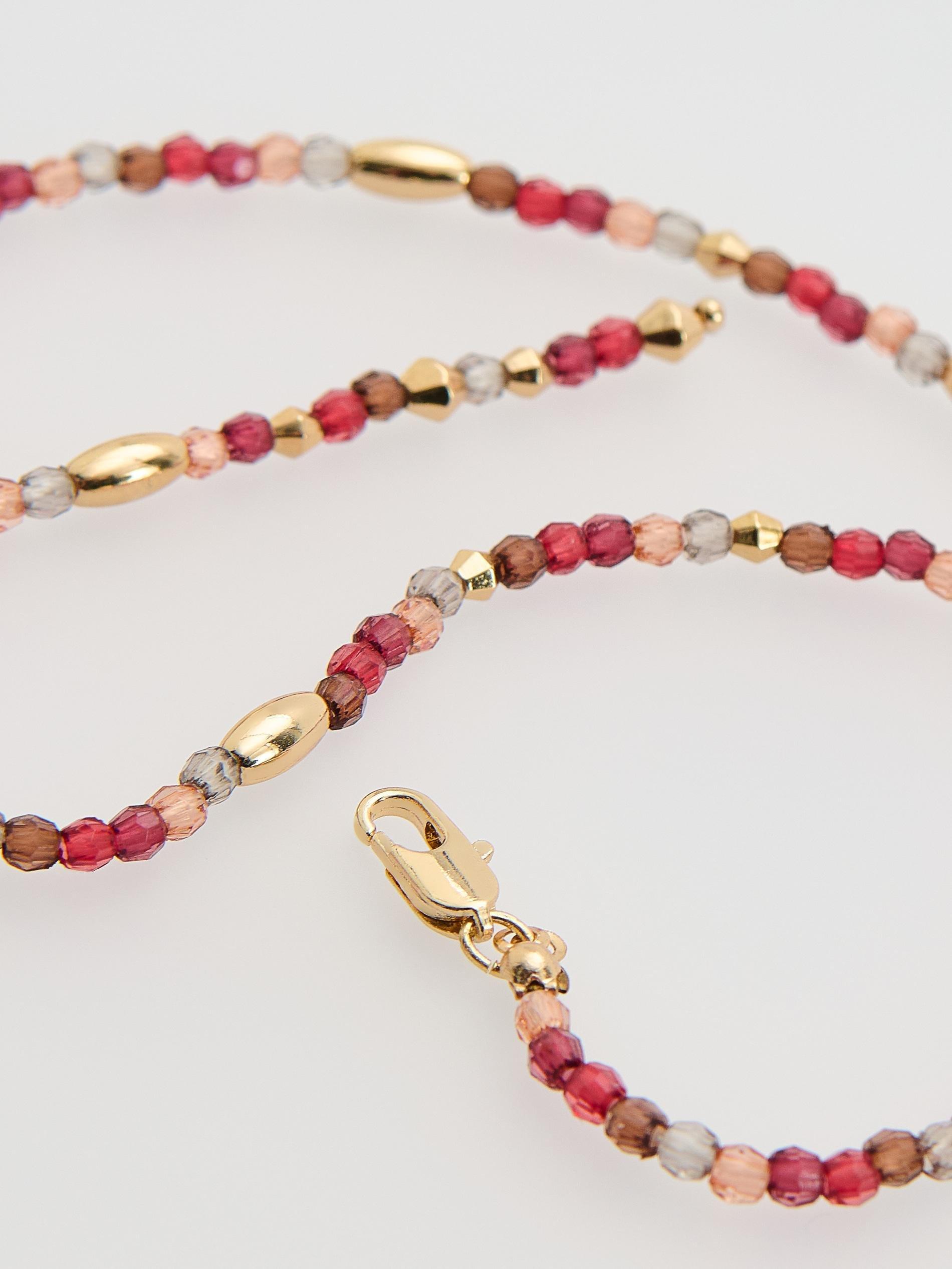 Multicolour Beaded Necklace, Multicolor, medium
