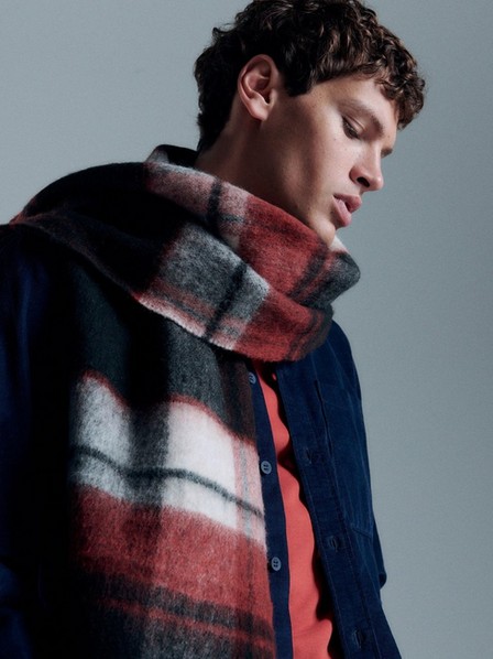 Reserved - Multicolor Check Scarf