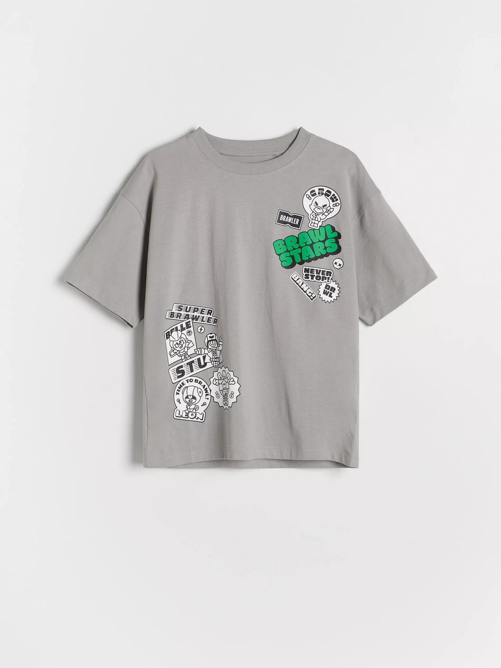 Grey Oversize-T-Shirt Brawl Stars, , large image number 1