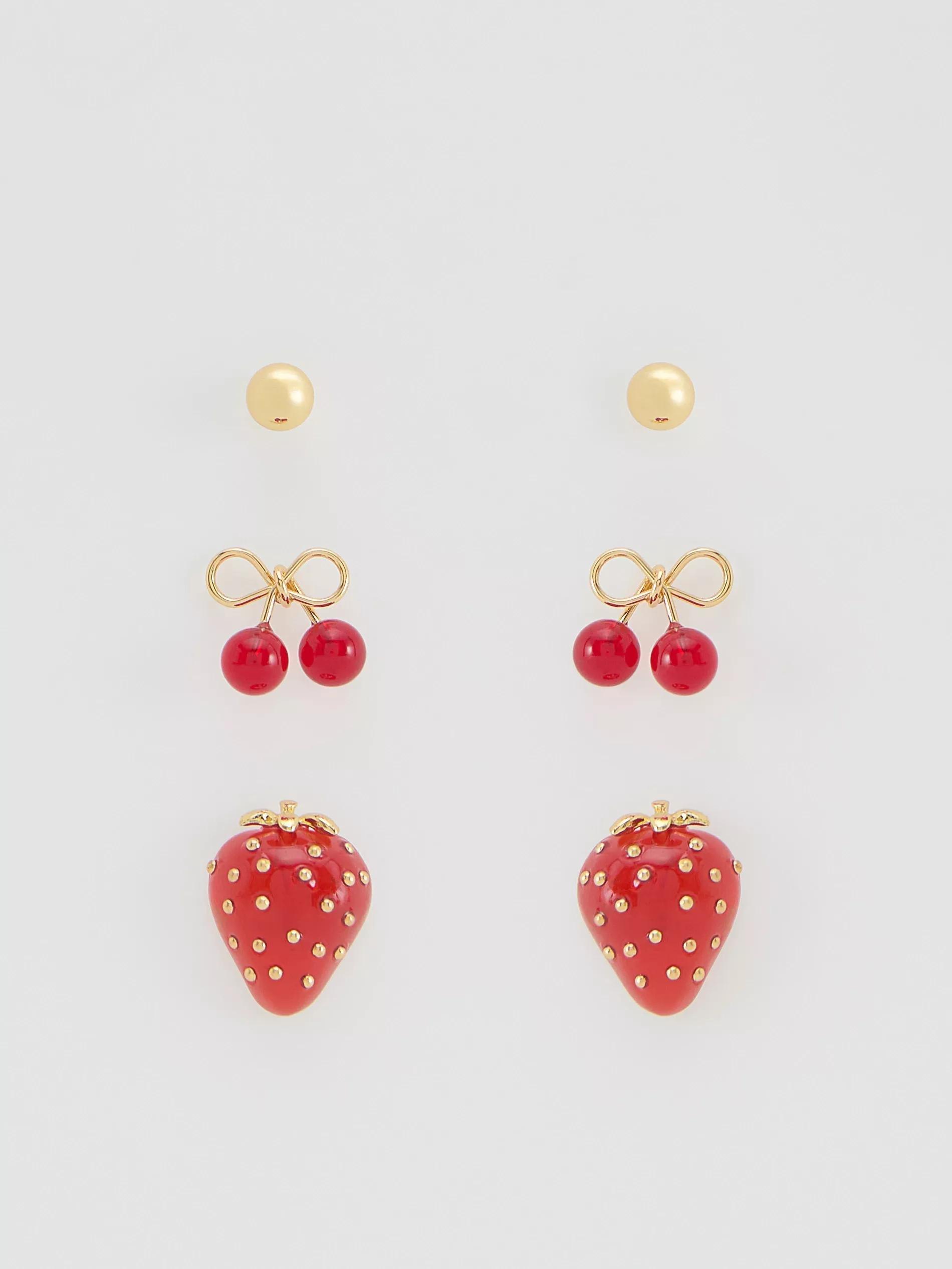 Multicolour Earring Set, Multicolor, large image number 1