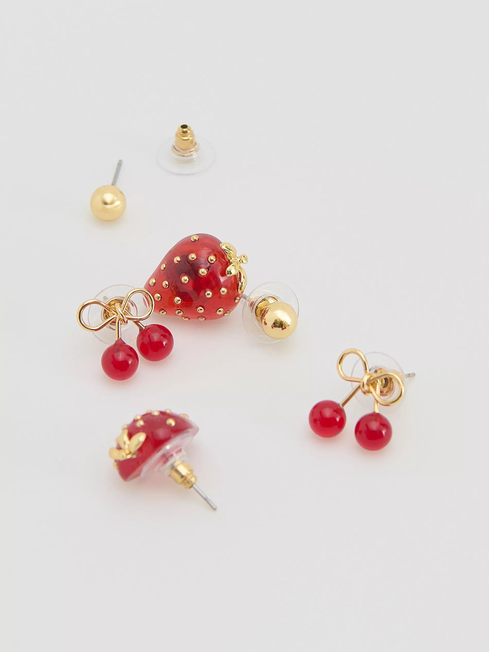 Multicolour Earring Set, Multicolor, large image number 3