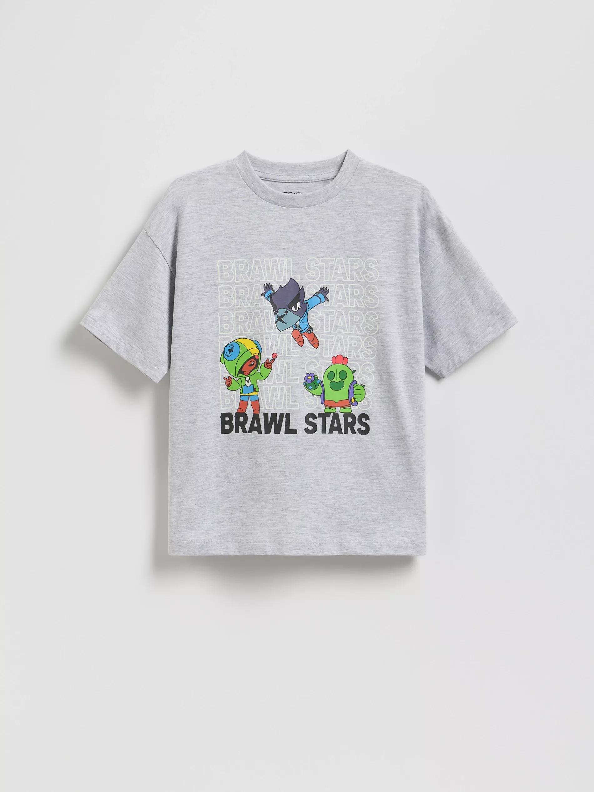 BOYS` T-SHIRT LIGHT GREY, , large image number 0