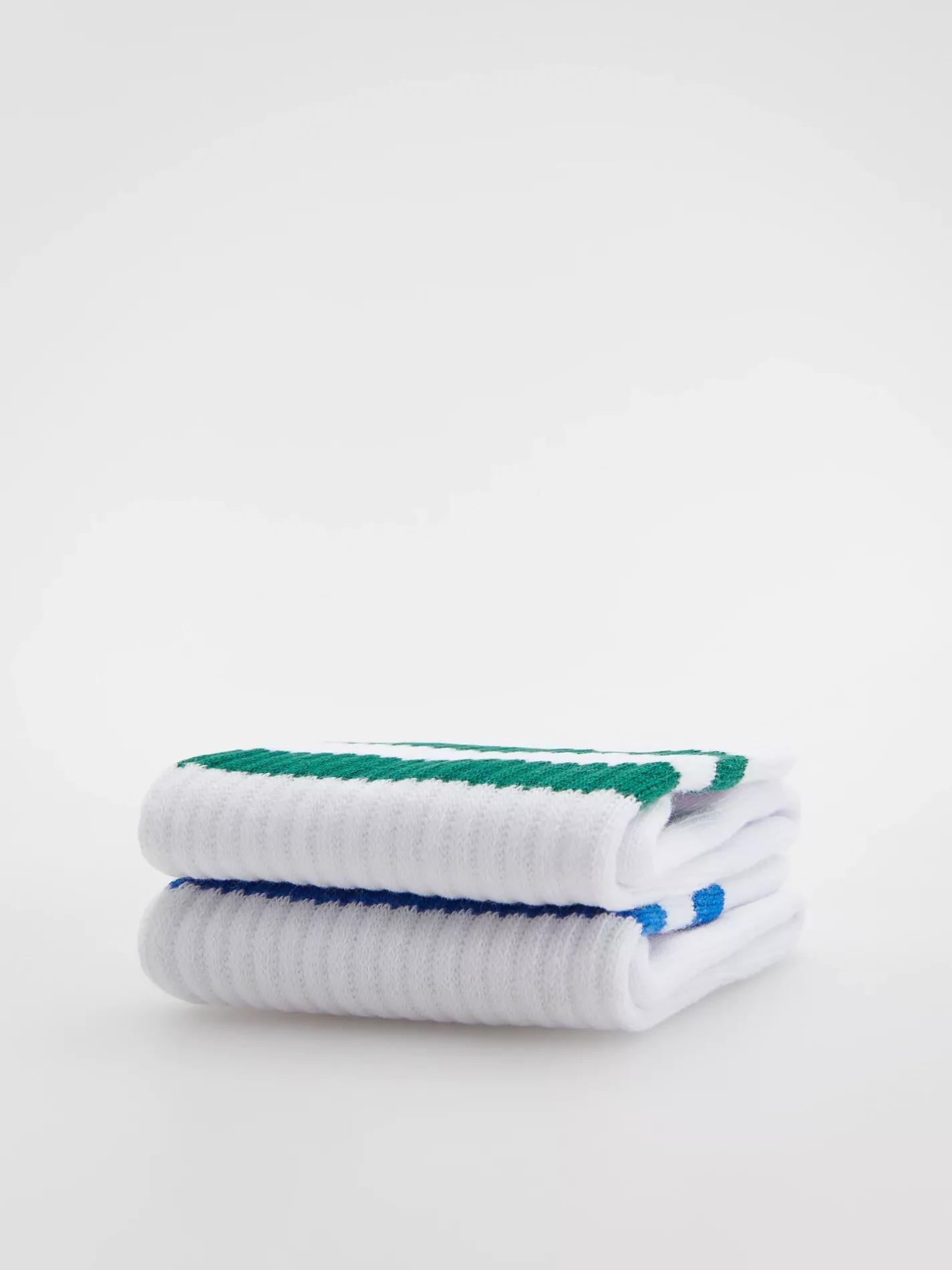 White Cotton Socks 2 Pack, , large image number 0