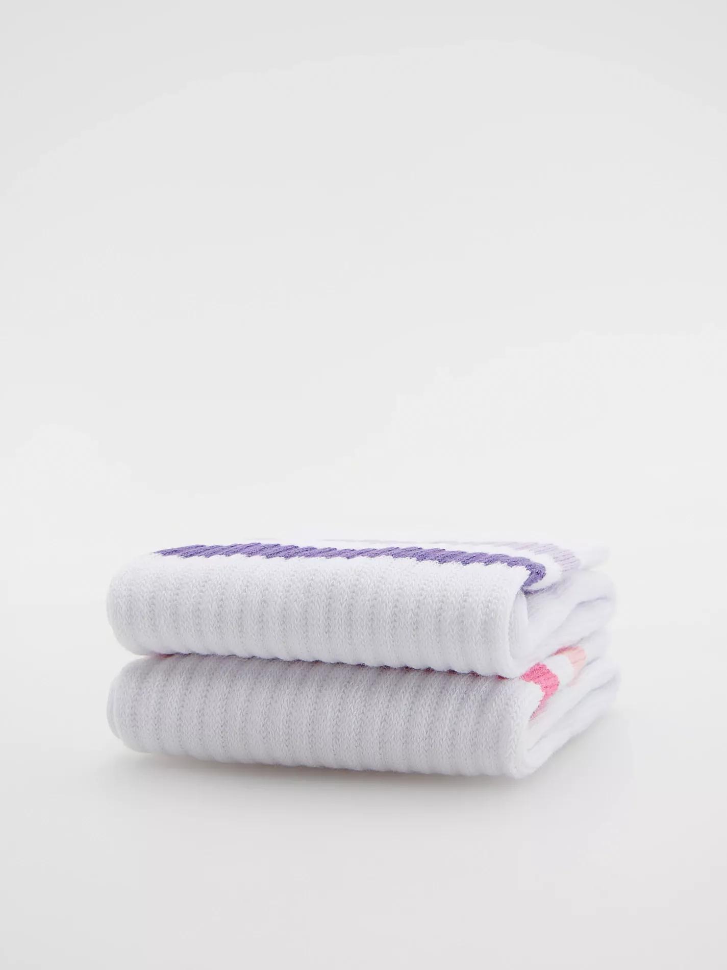 Cream Cotton Socks 2 Pack, , large image number 0