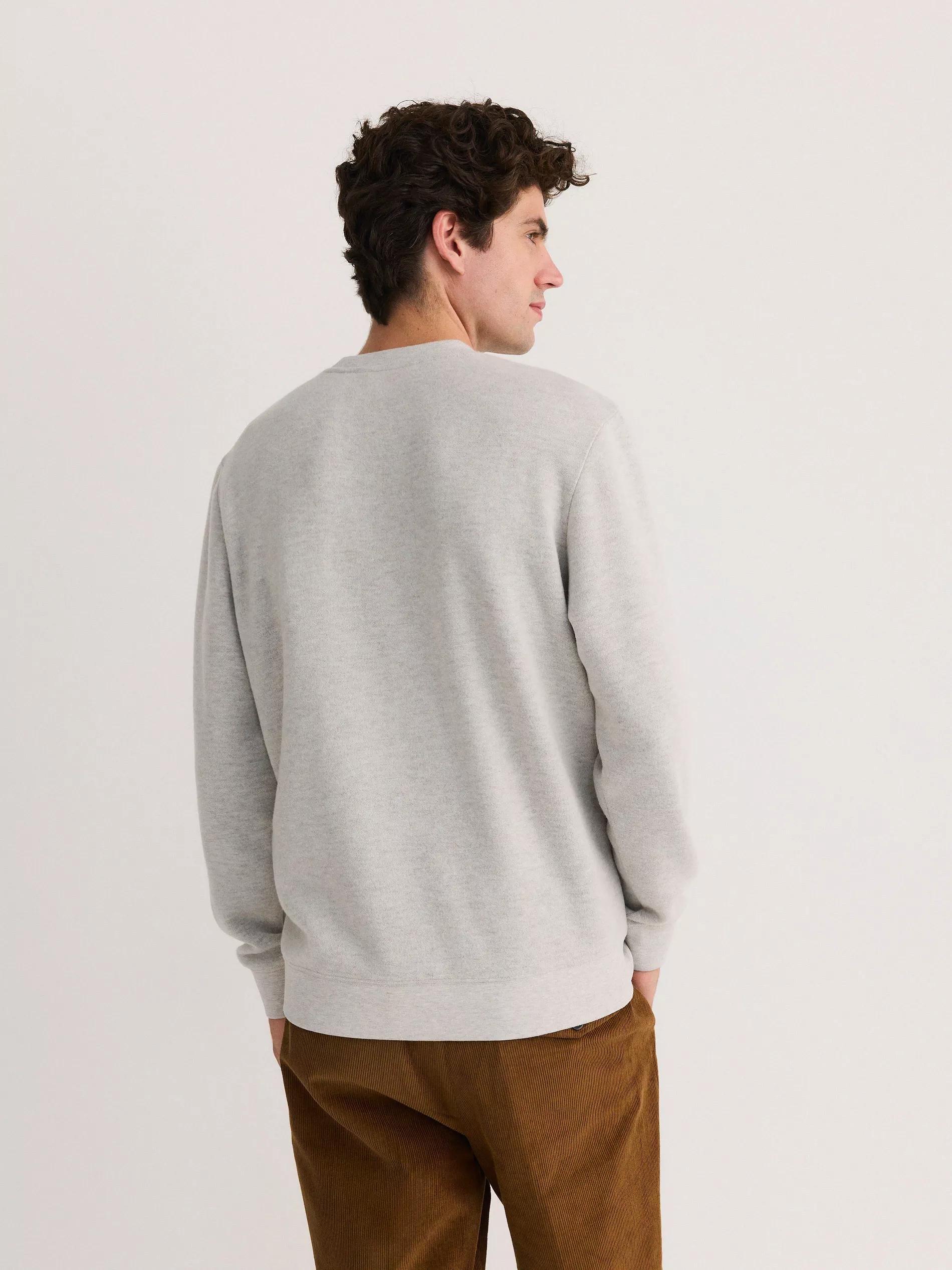Cream Round Neck Jogging Tops, , large image number 4