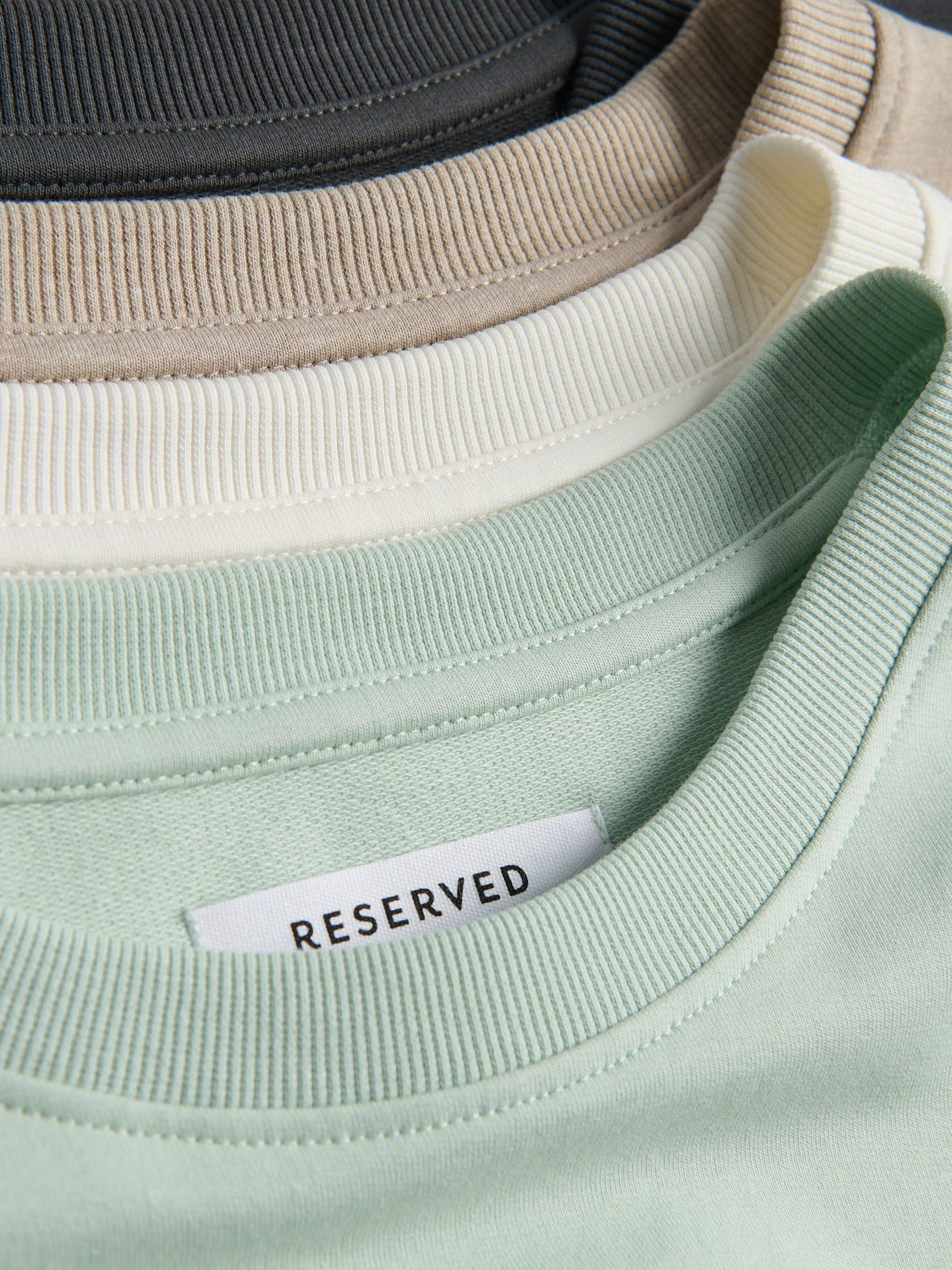 Cream Boxy Cotton T-Shirt, Ivory, large image number 2