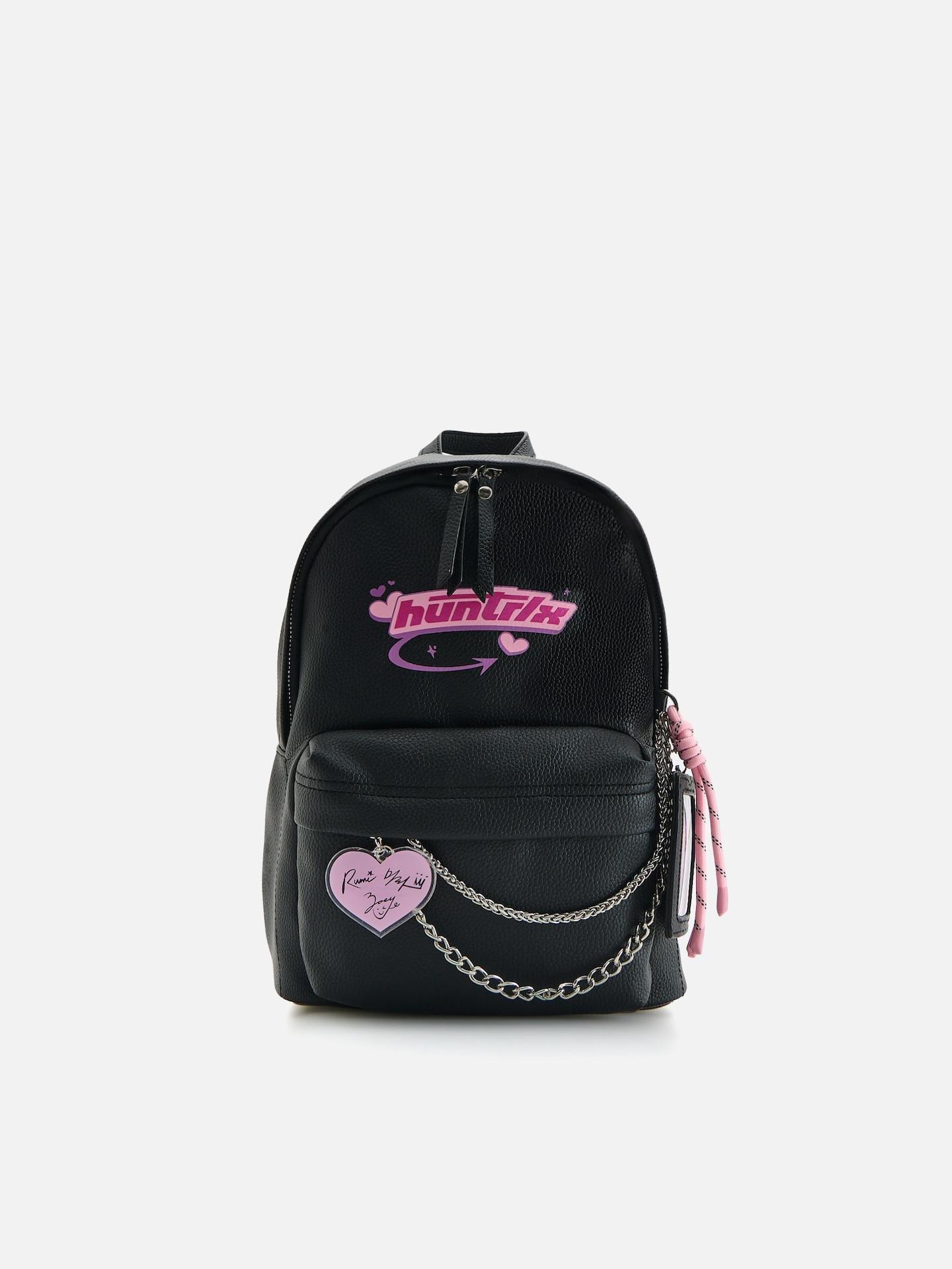 Black Rucksack, Kids Unisex, Black, medium