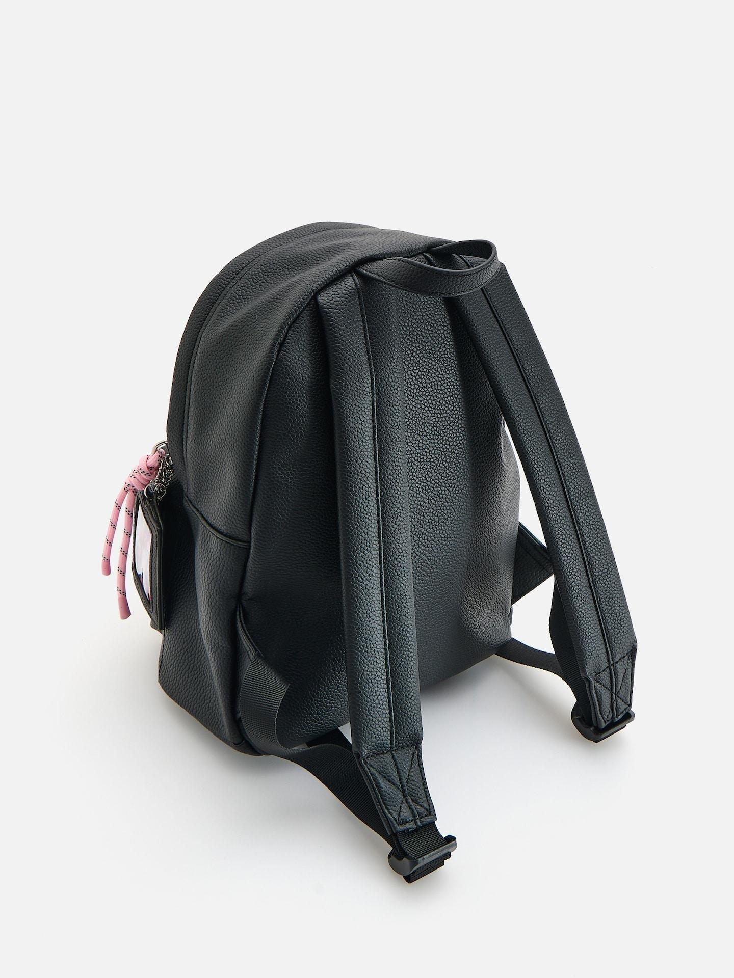 Black Rucksack, Kids Unisex, Black, medium