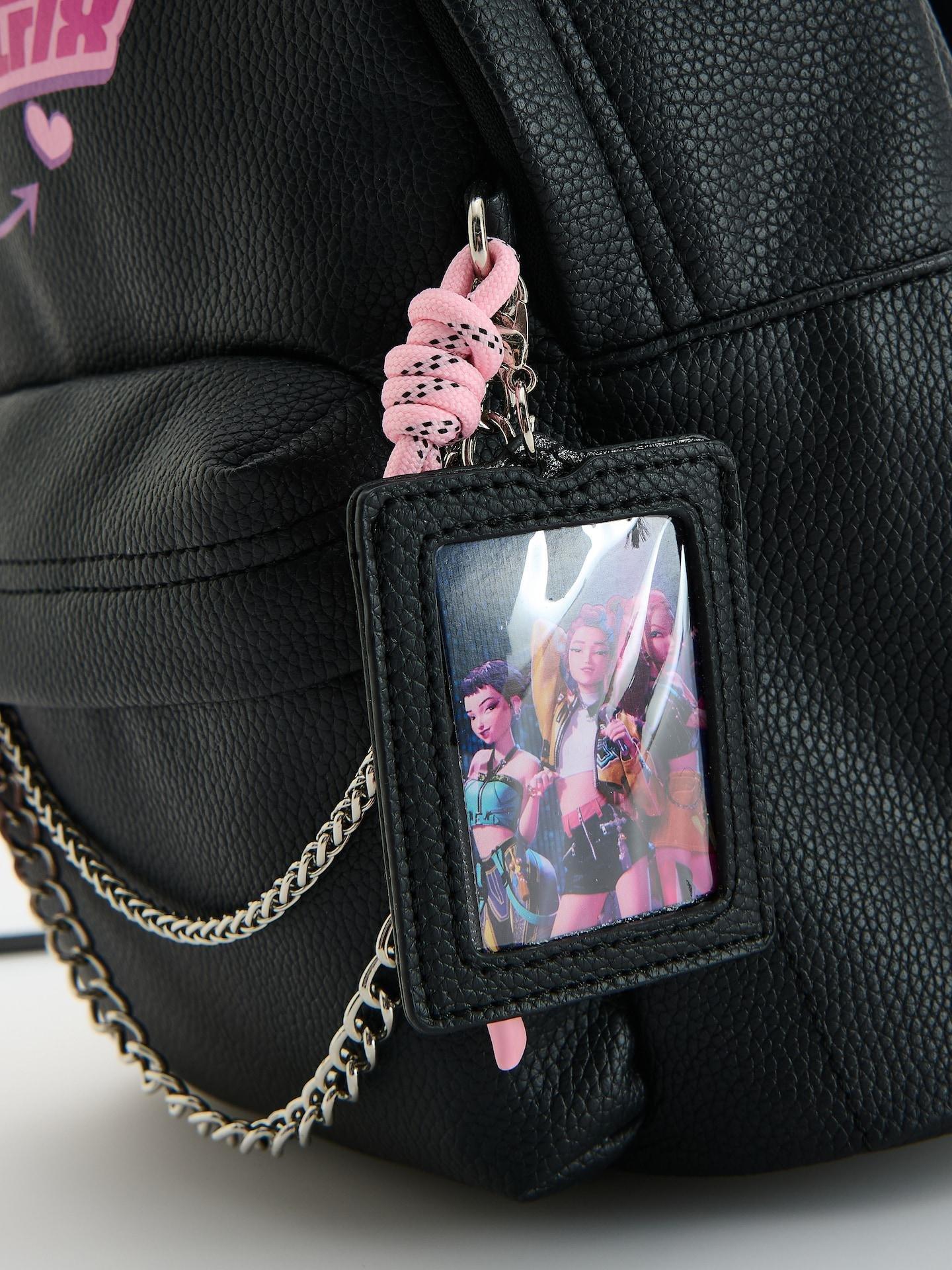 Black Rucksack, Kids Unisex, Black, medium