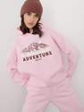 Reserved - Pink Printed Sweatshirt