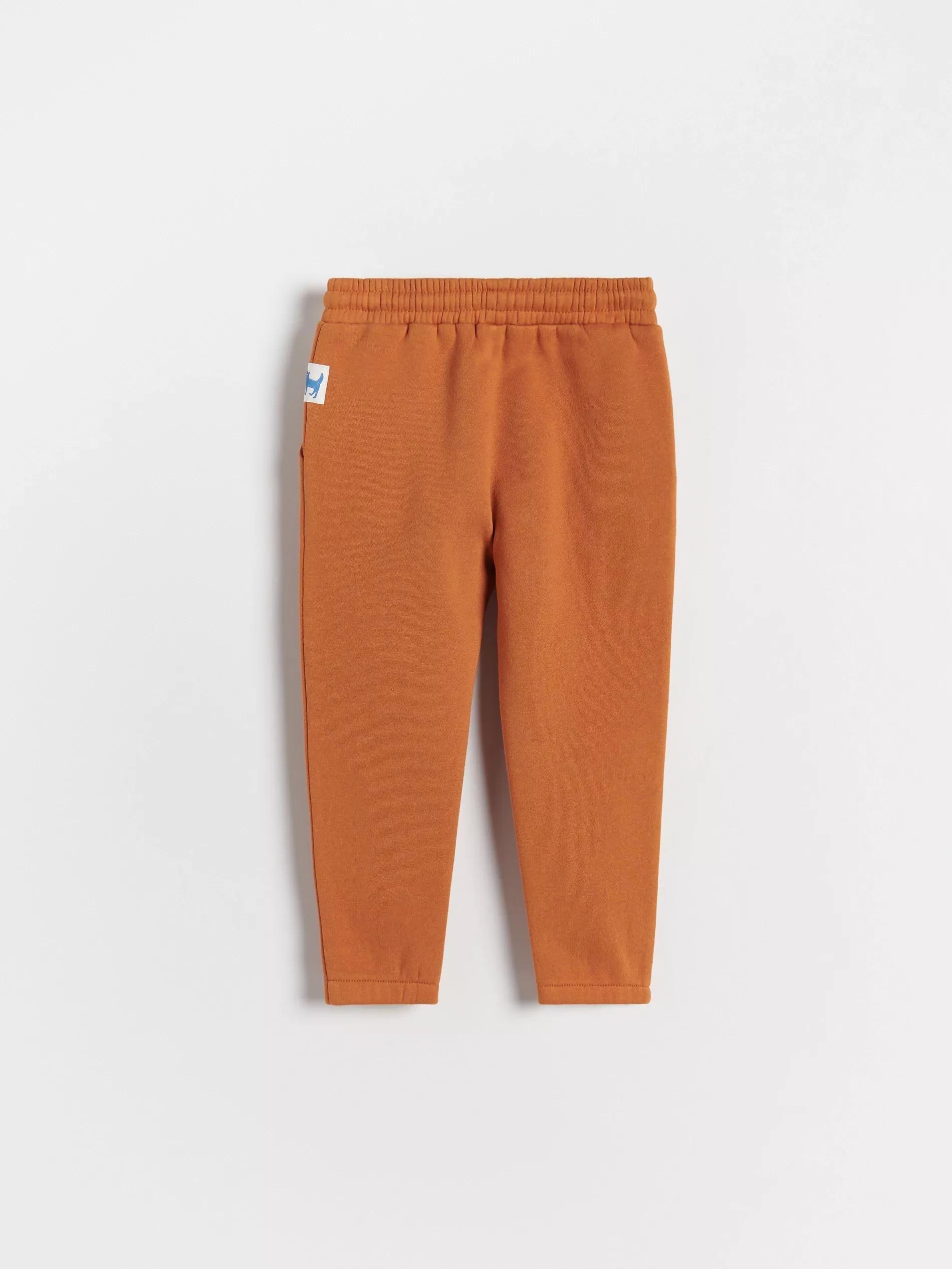 Brown Sweatpants With Pockets, Kids Boy, , large image number 1