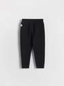 Reserved - Black Sweatpants With Pockets, Kids Boy