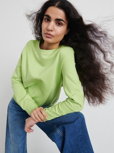 Reserved - Yellow Green Cotton Sweatshirt