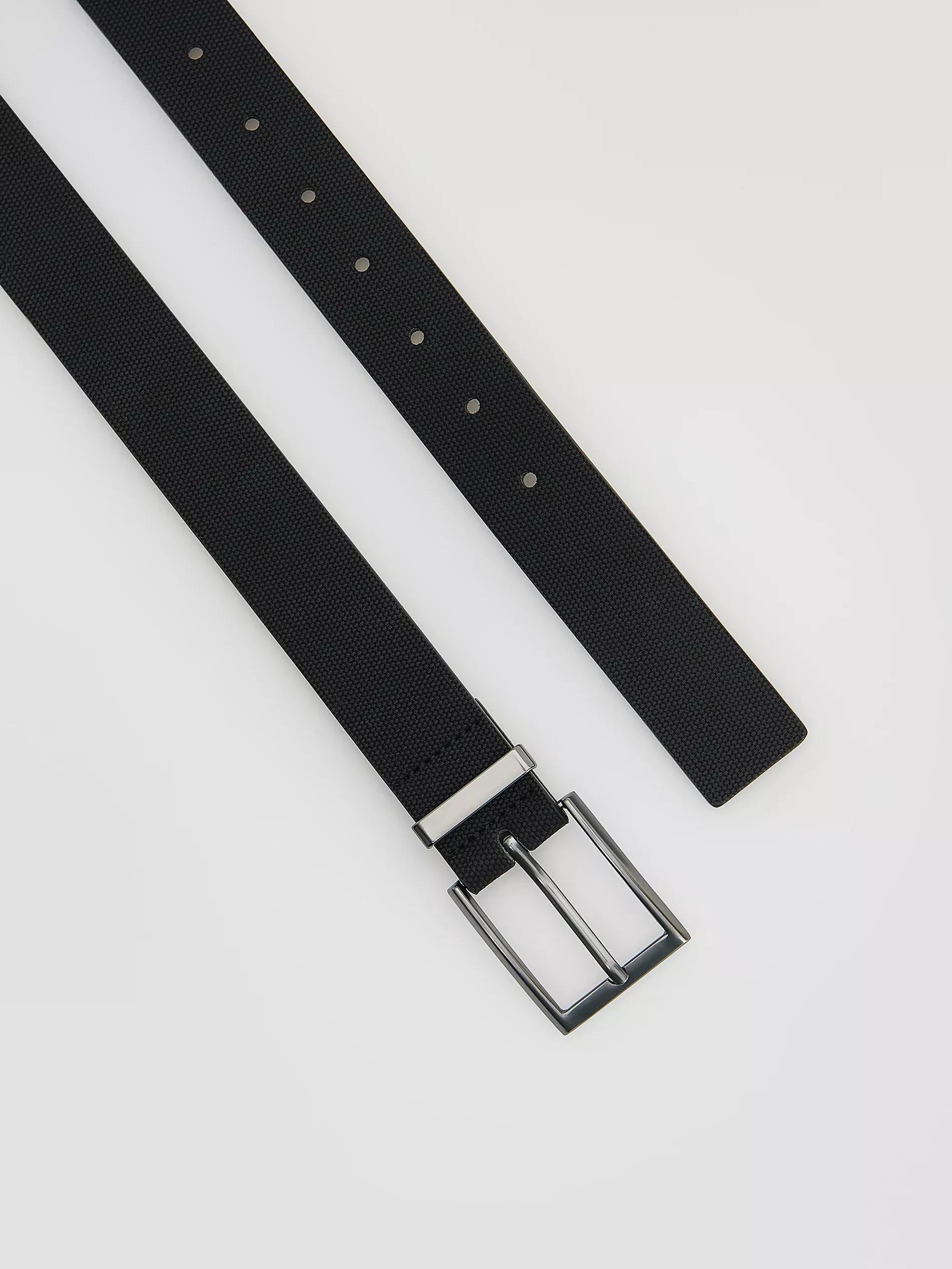 Black Buckle Belt, Black, large image number 1