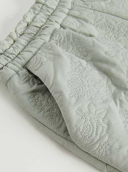 Green Decoratively Textured Shorts, Women, , large image number 5