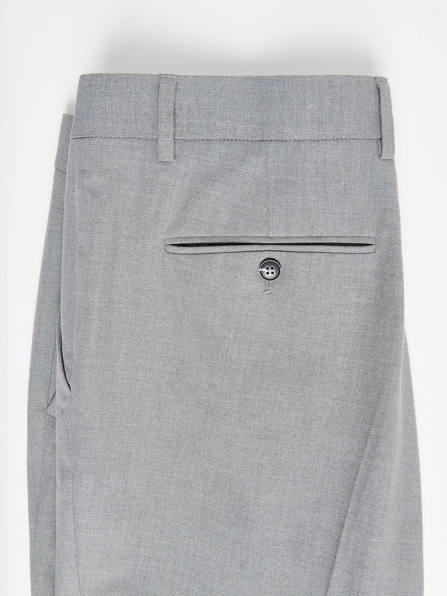 Grey Slim Suit Trousers, Grey, large image number 7