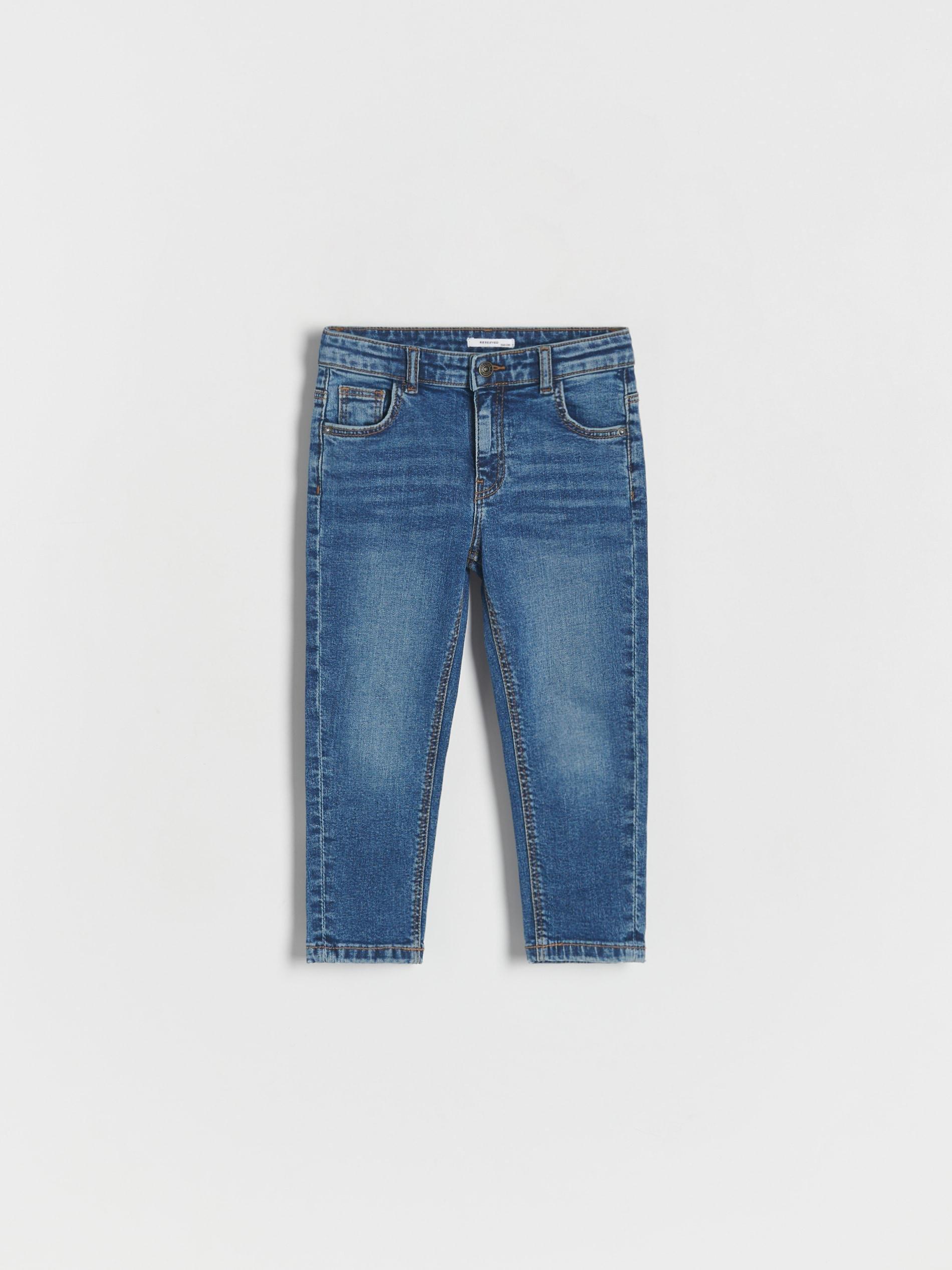 Reserved - Blue Elastic Regular Jeans, Kids Boys