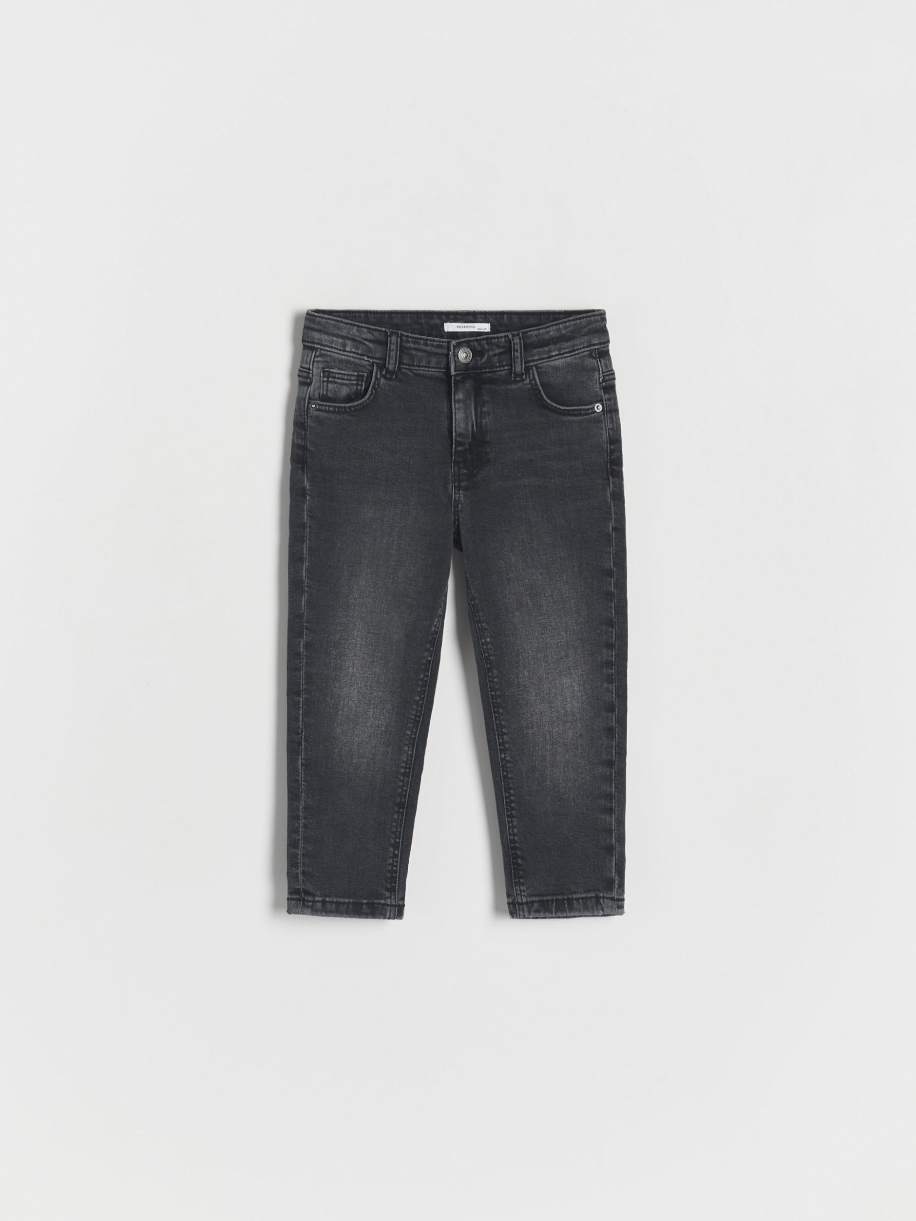 Reserved - Black Elastic Regular Jeans, Kids Boys