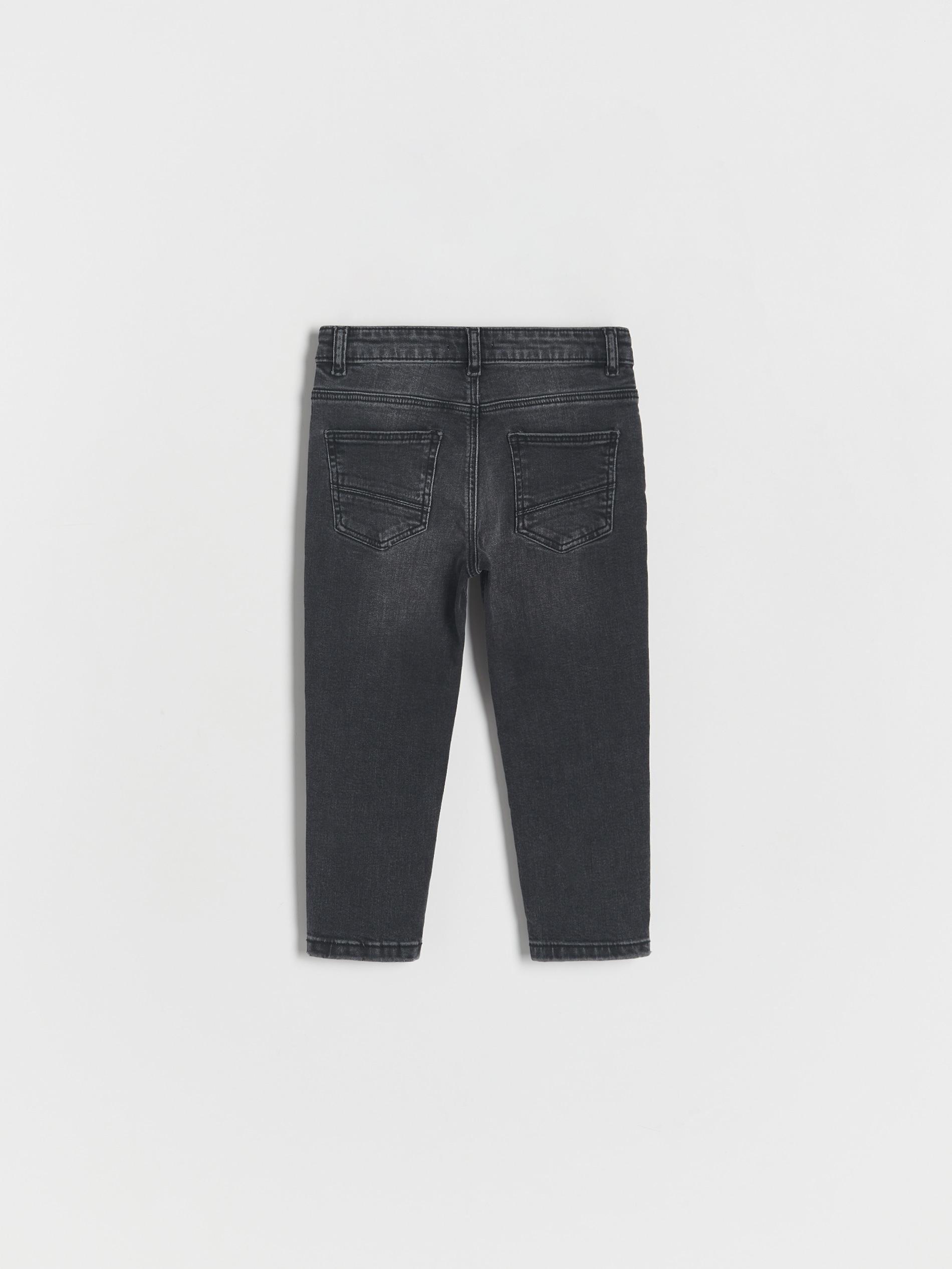 Reserved - Black Elastic Regular Jeans, Kids Boys