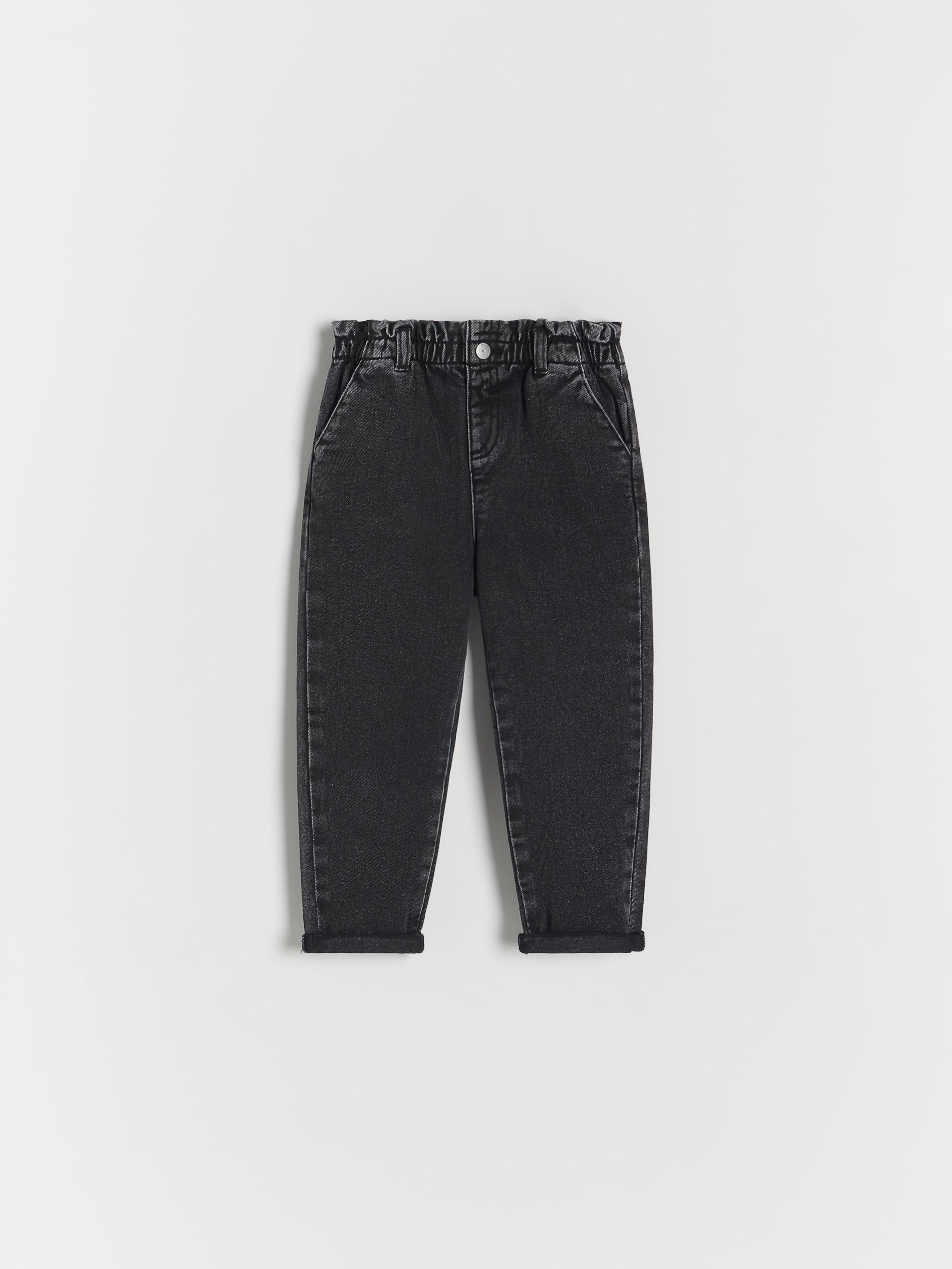 Grey Classic Denim Baggy Trousers, Kids Boys, , large image number 0
