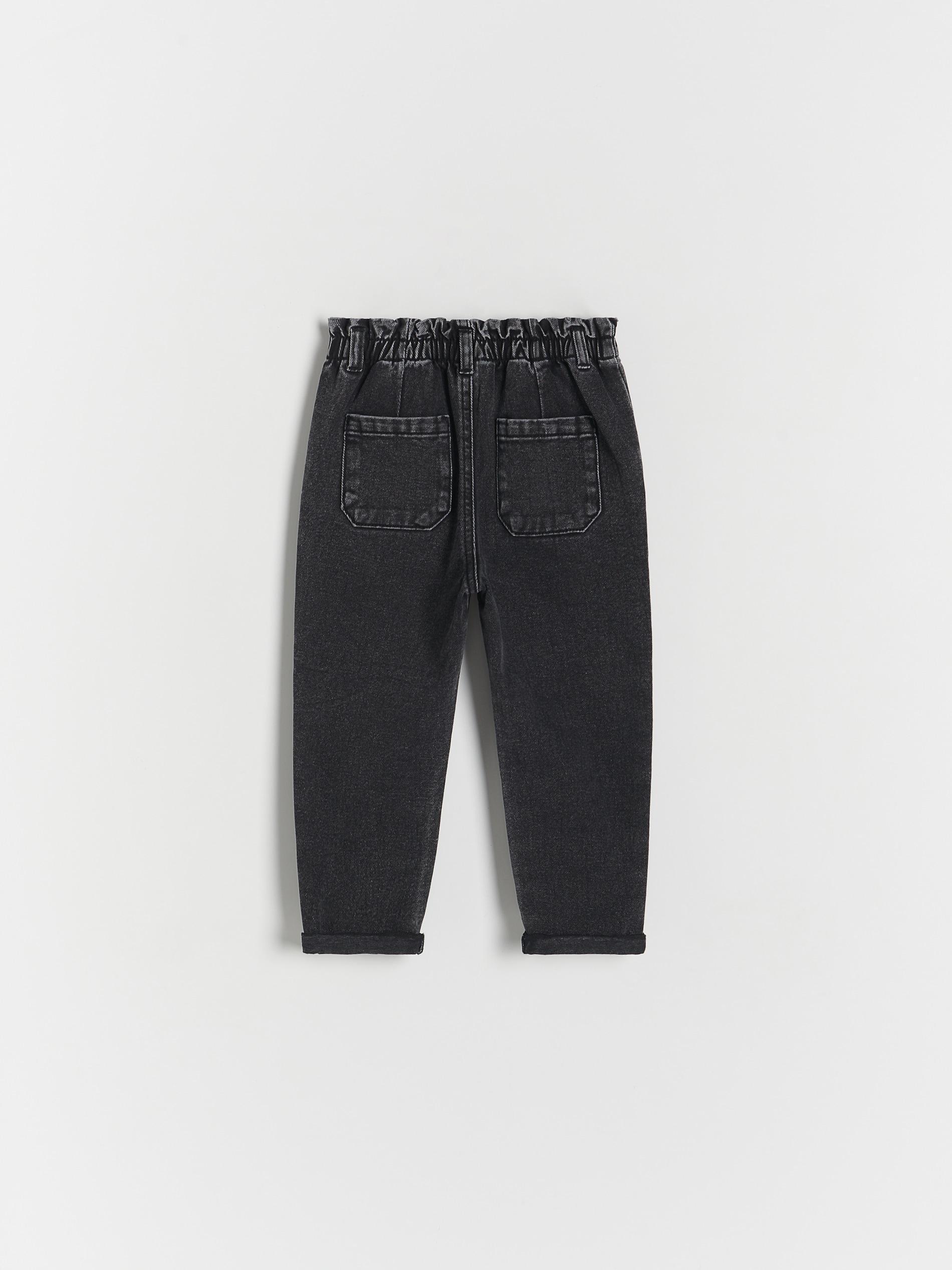 Grey Classic Denim Baggy Trousers, Kids Boys, , large image number 2