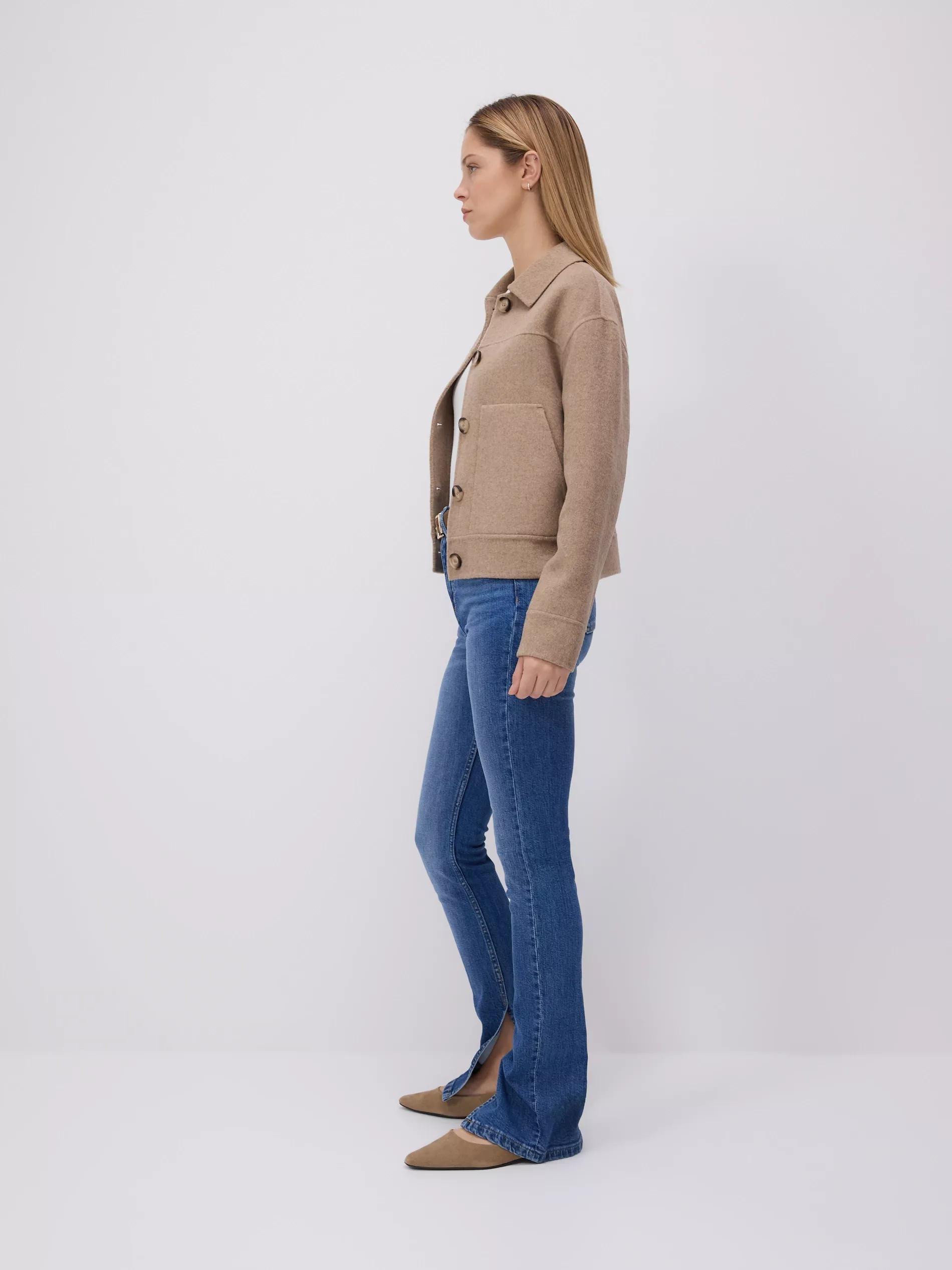 Blue Plain Dark Wash Jeans, , large image number 2